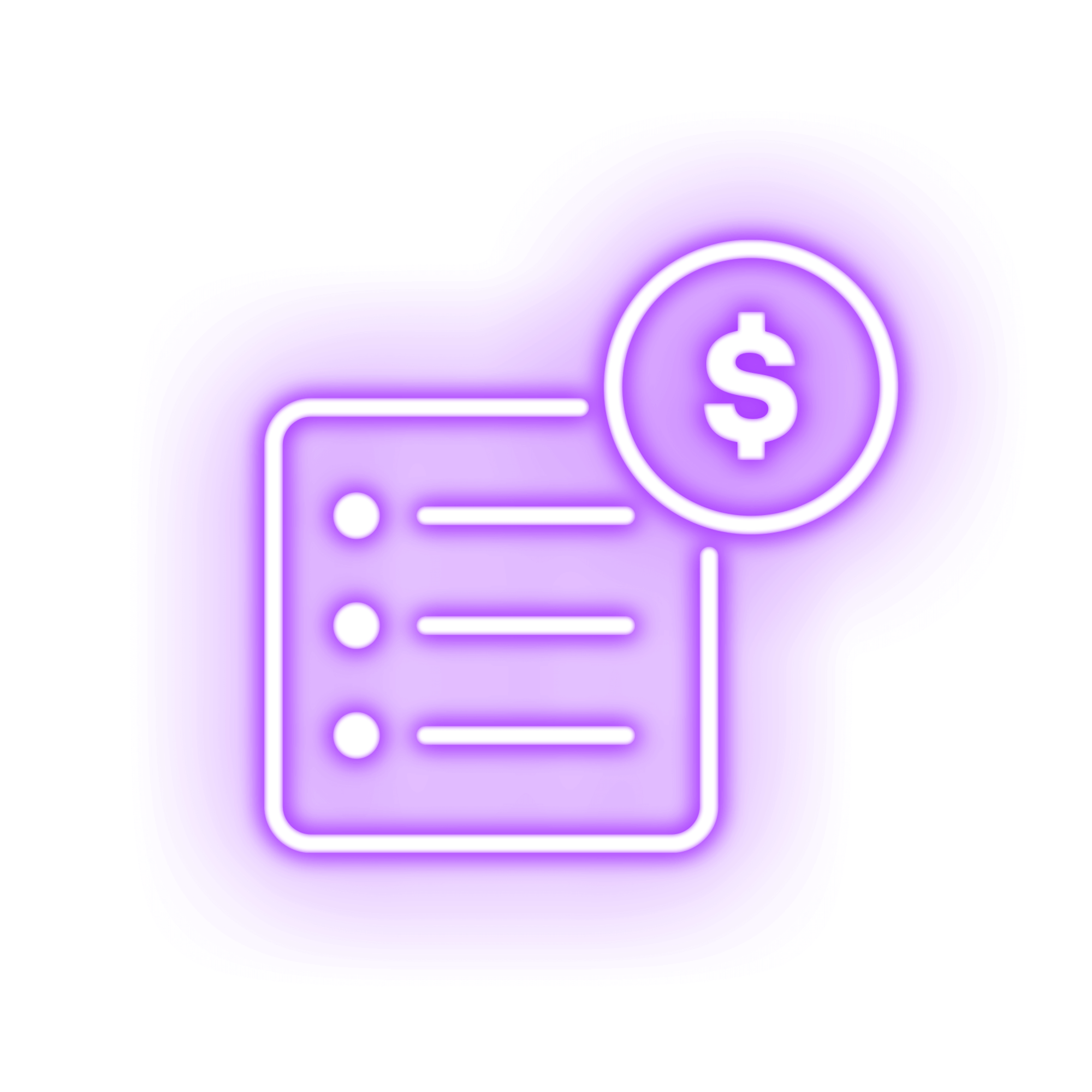 moonrise glow icon list dollar fund