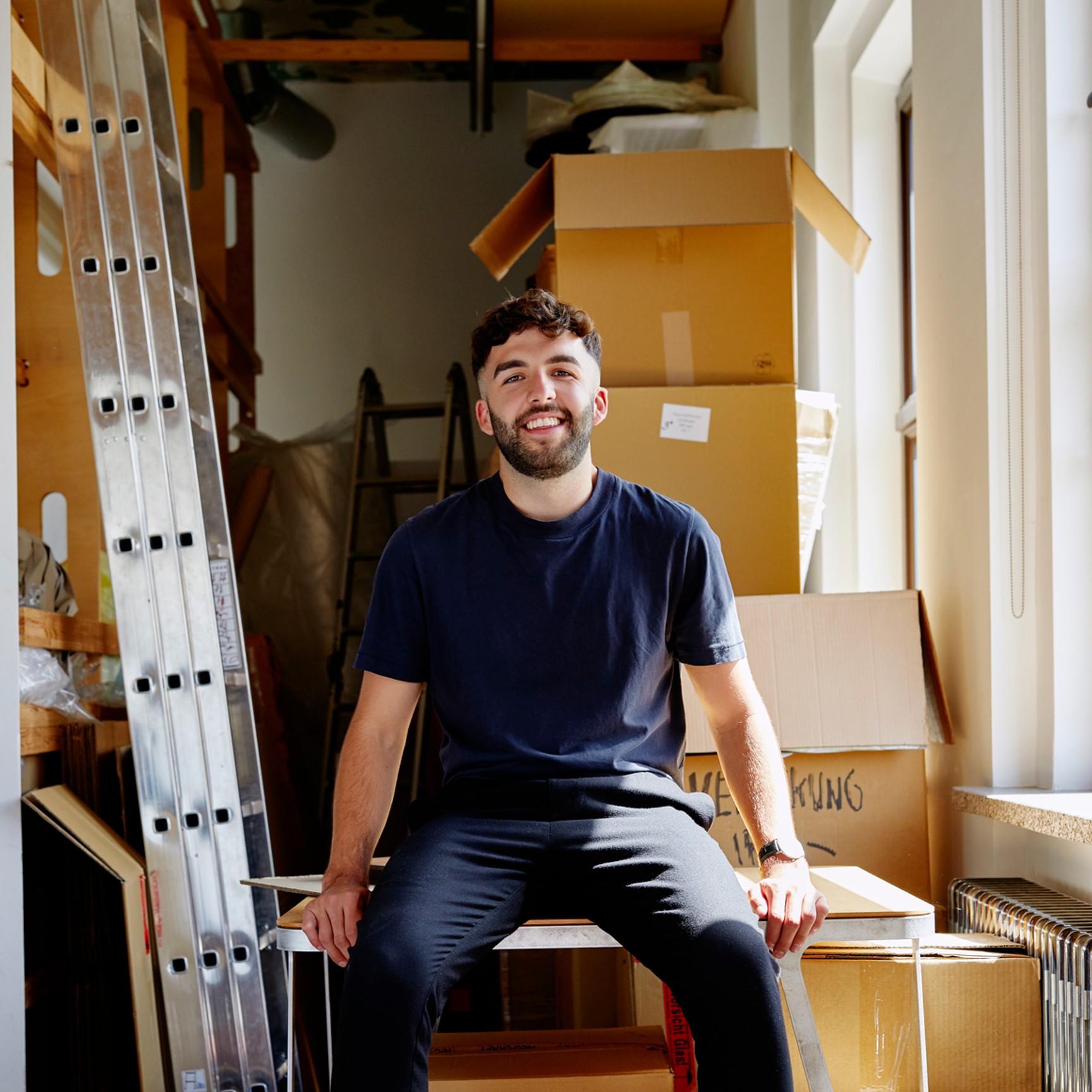 Business nystartet newly started guy