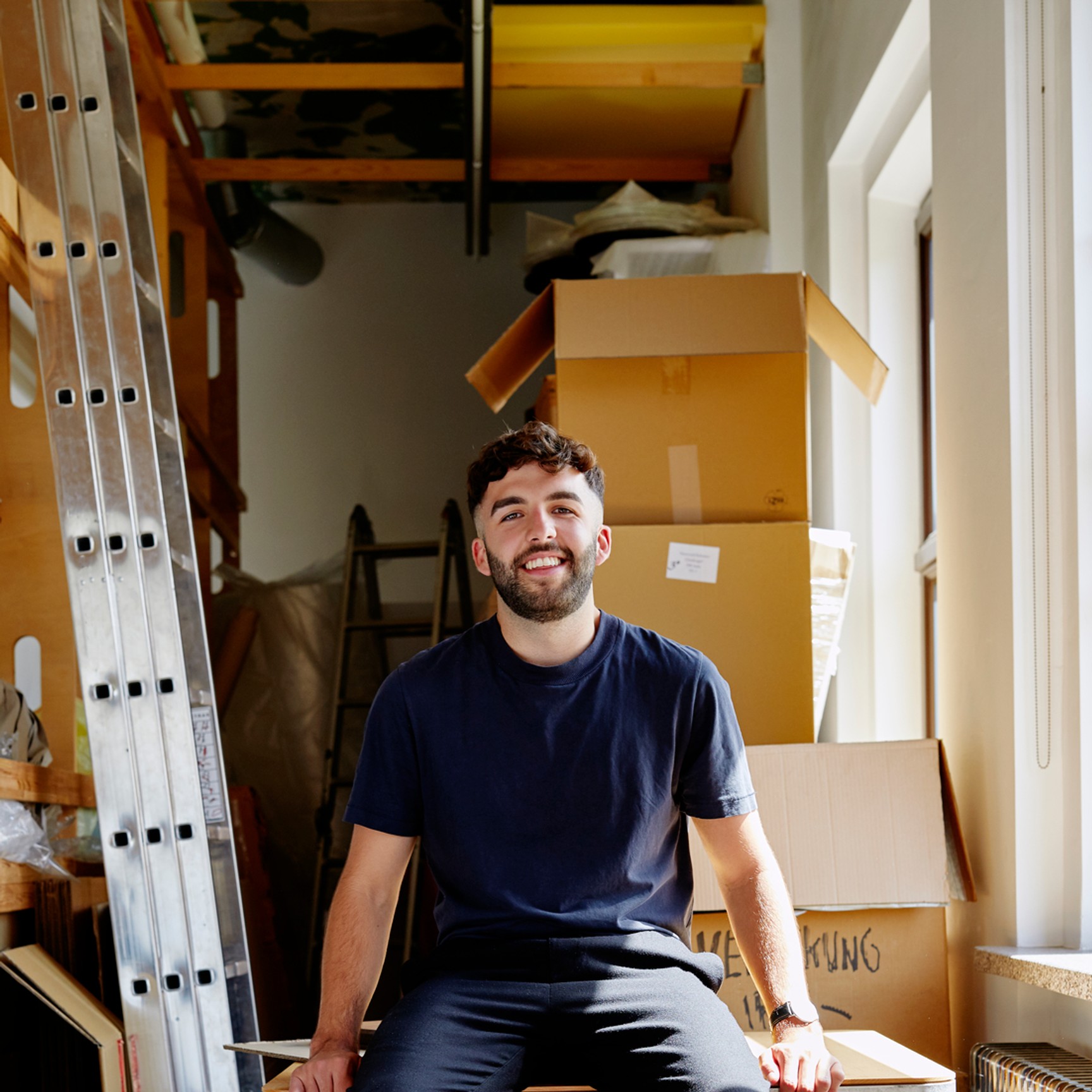 Business nystartet newly started guy