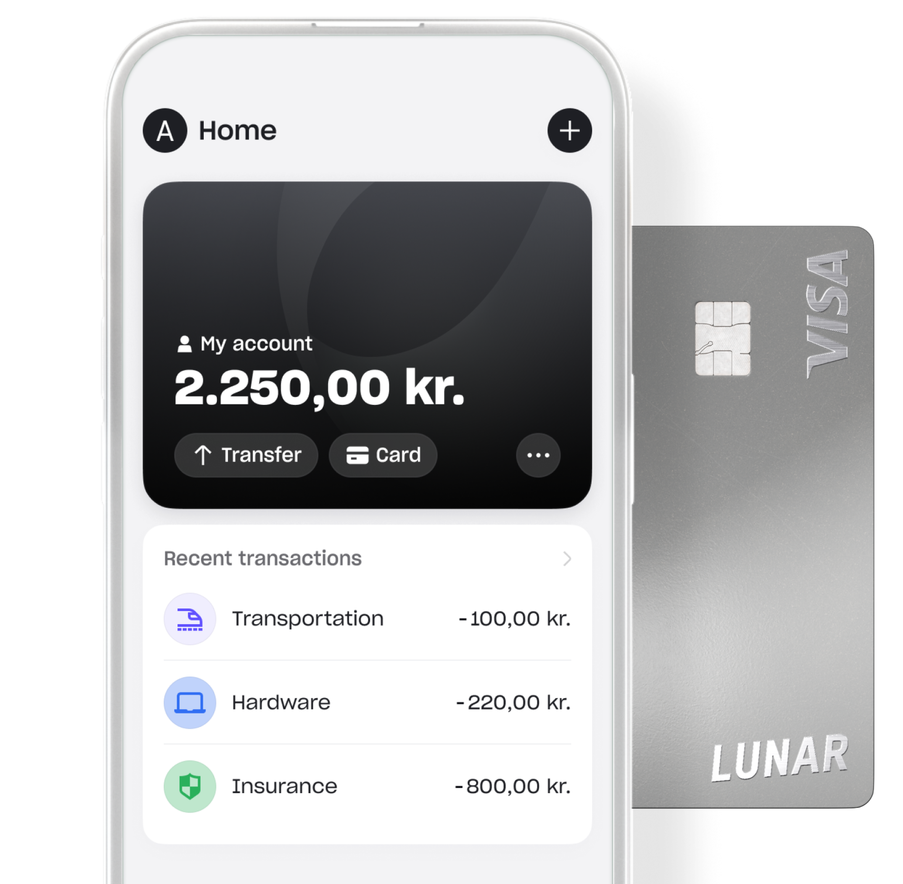 Account and business card