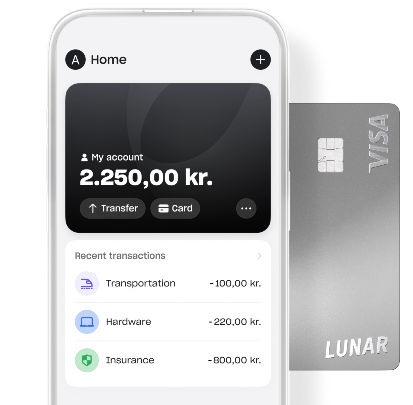 Account and business card