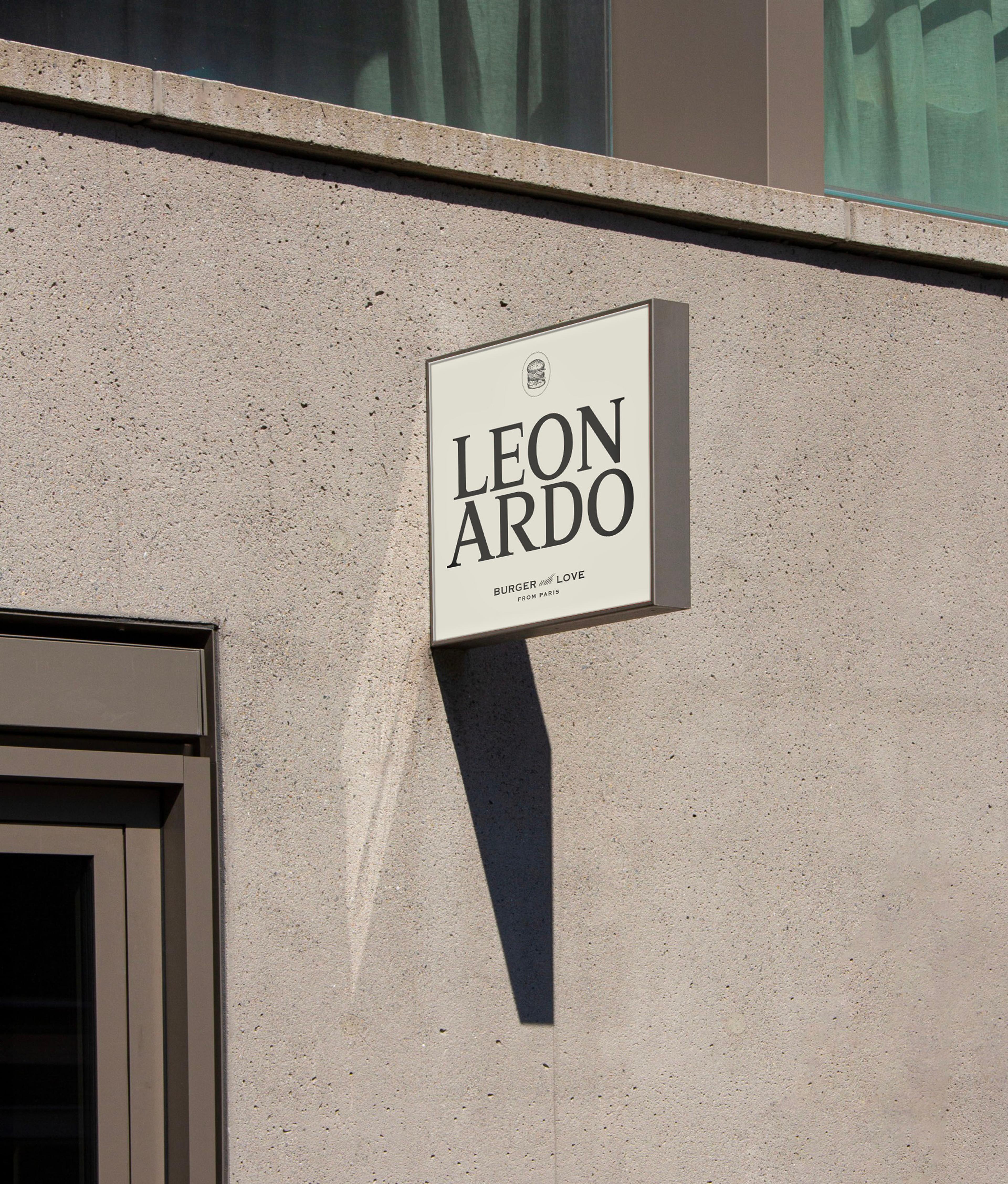 Léonardo Restaurant Branding