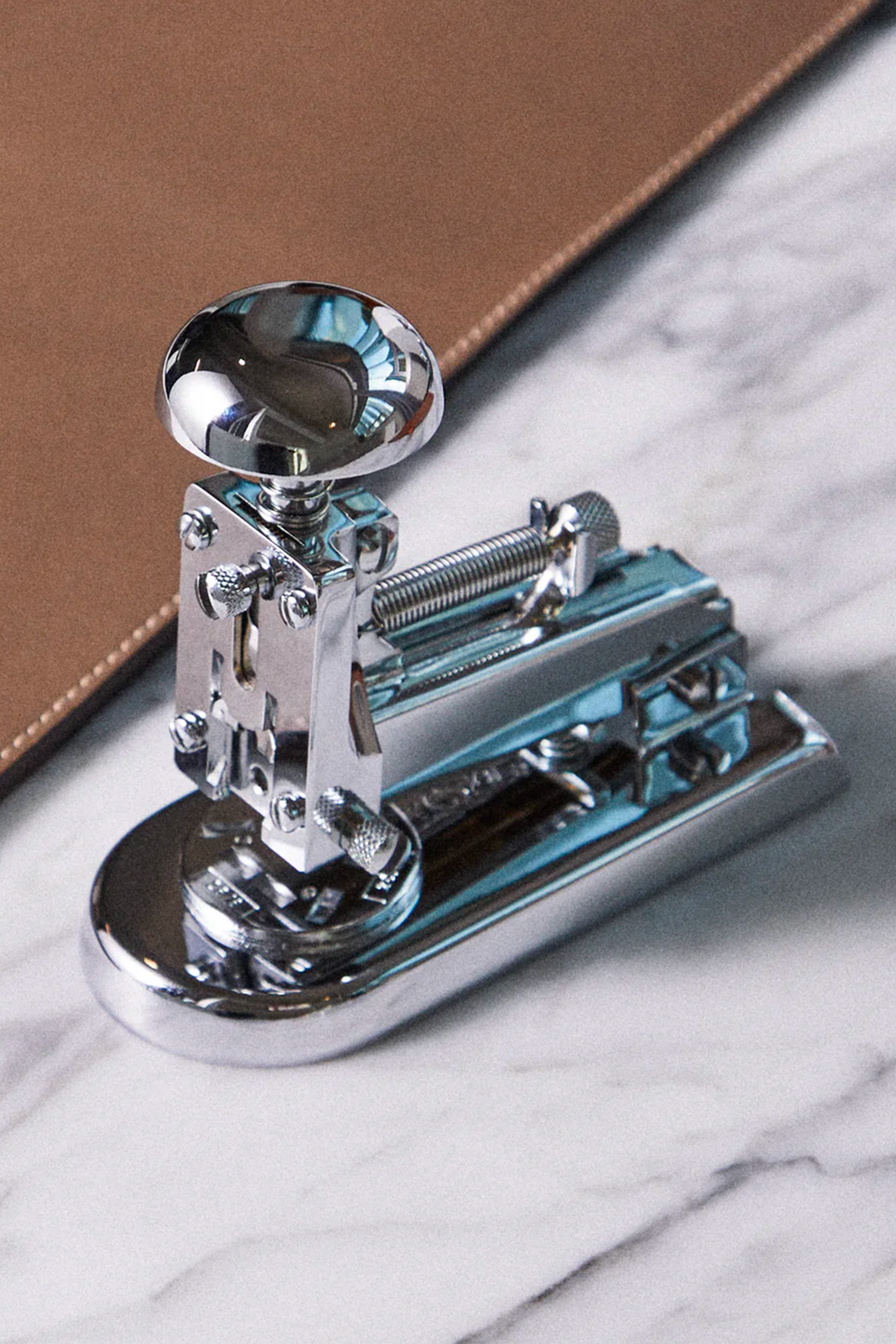 Silver Chrome Stapler by El Casco