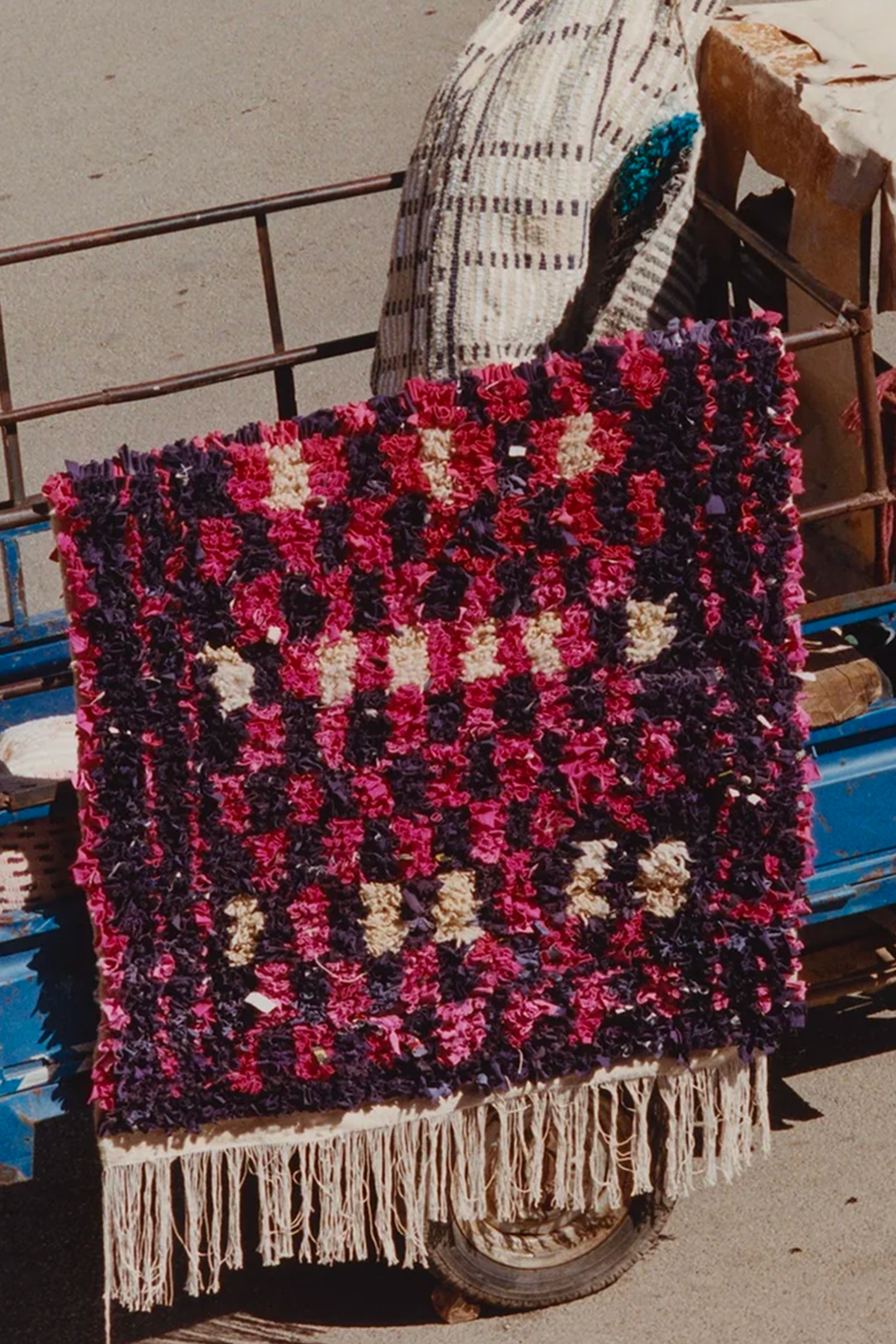 Upcycled Boucherouite Rug by Stüssy