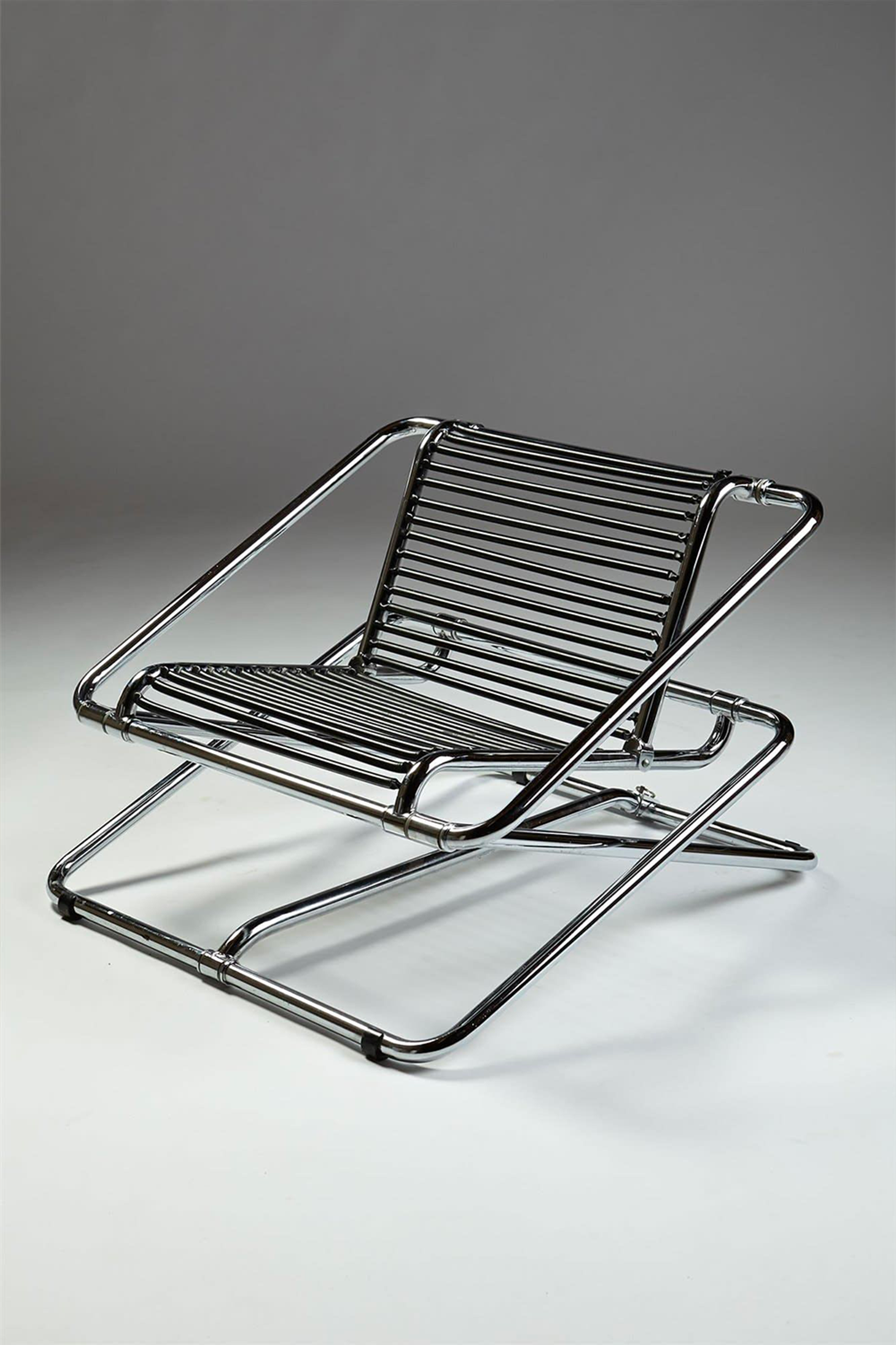 Chrome Rocking Chair