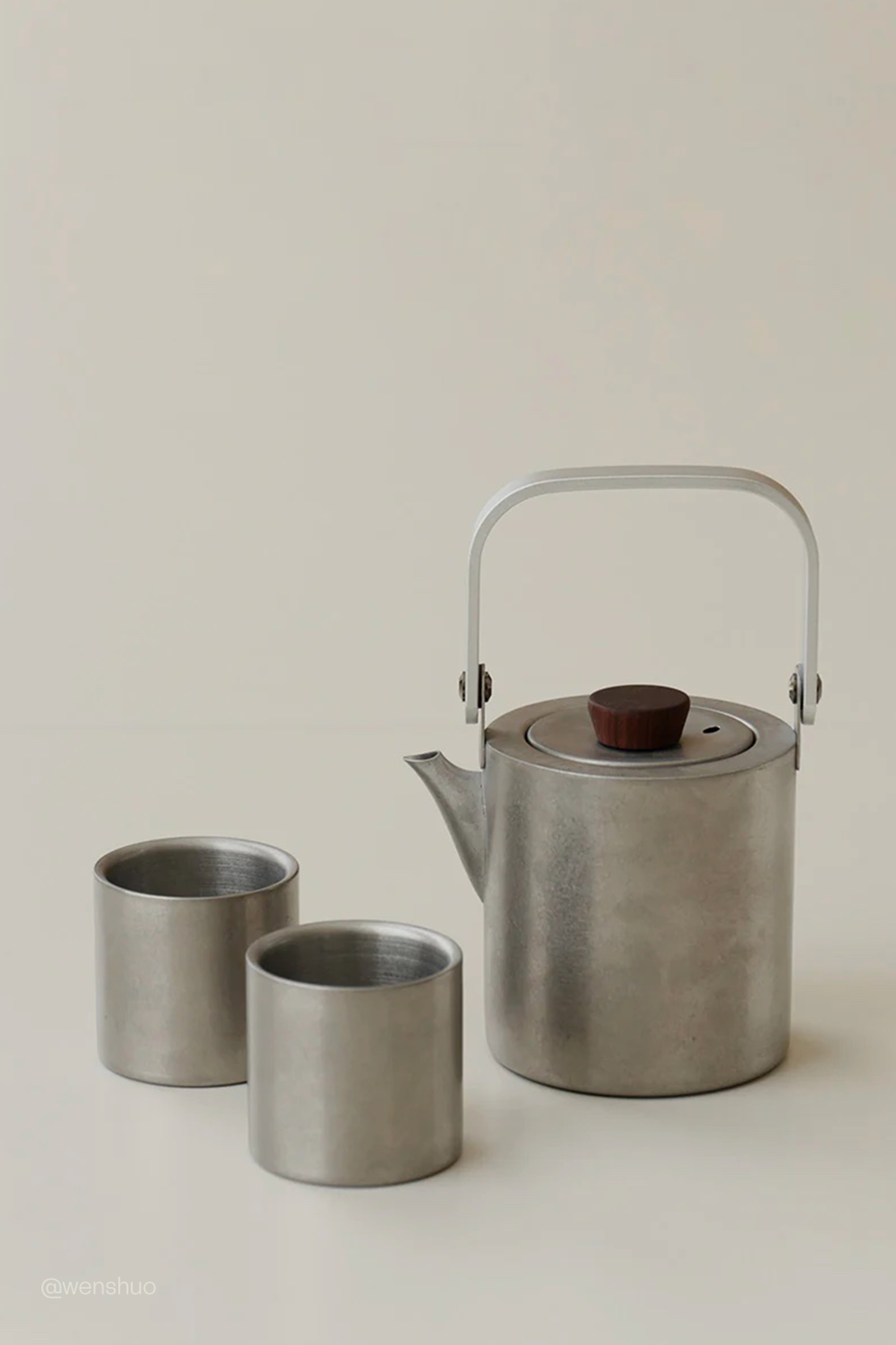 Ironia Stainless Steel Tea Pot Set by Wenshuo