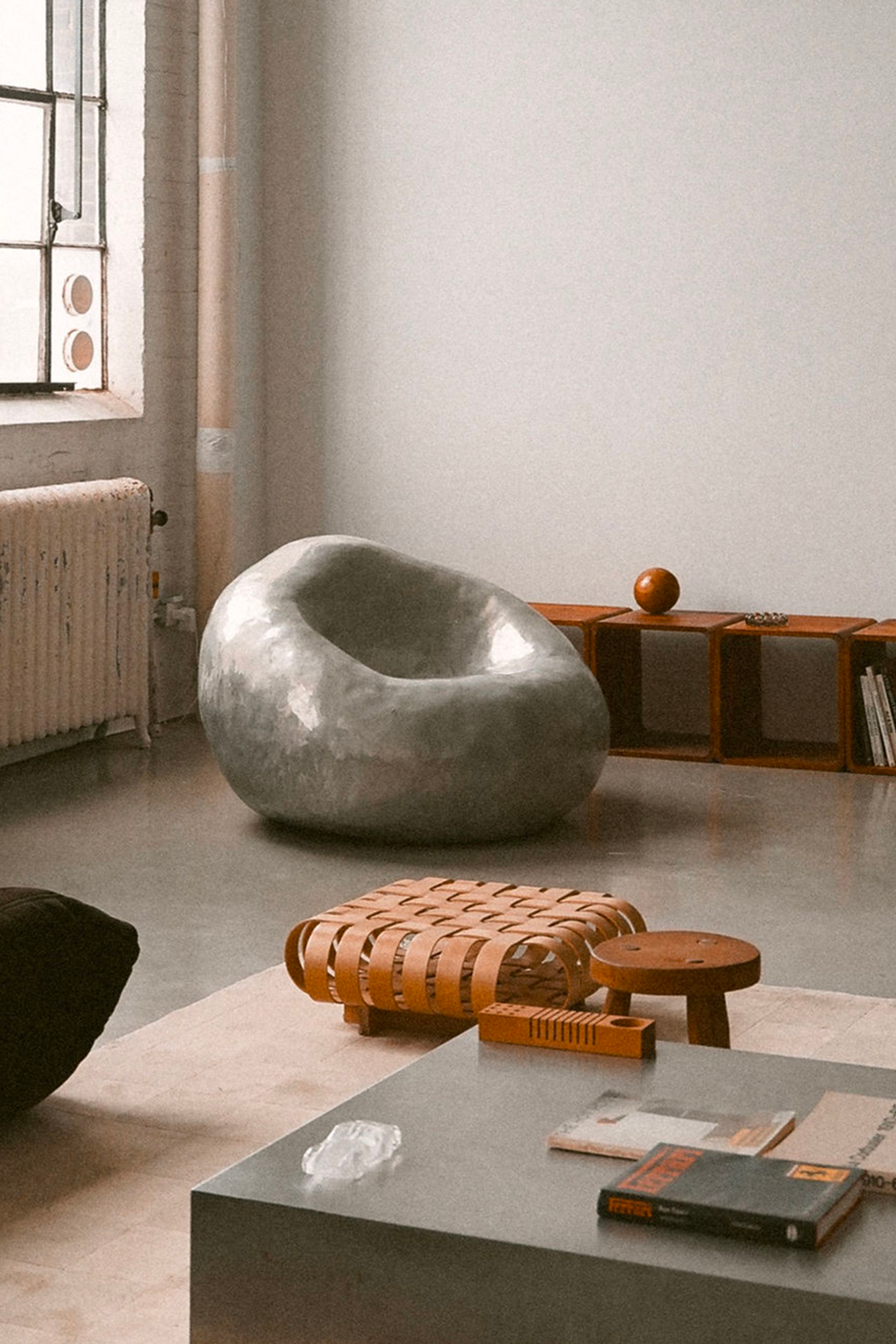 Cast Aluminium "Blob" Chair