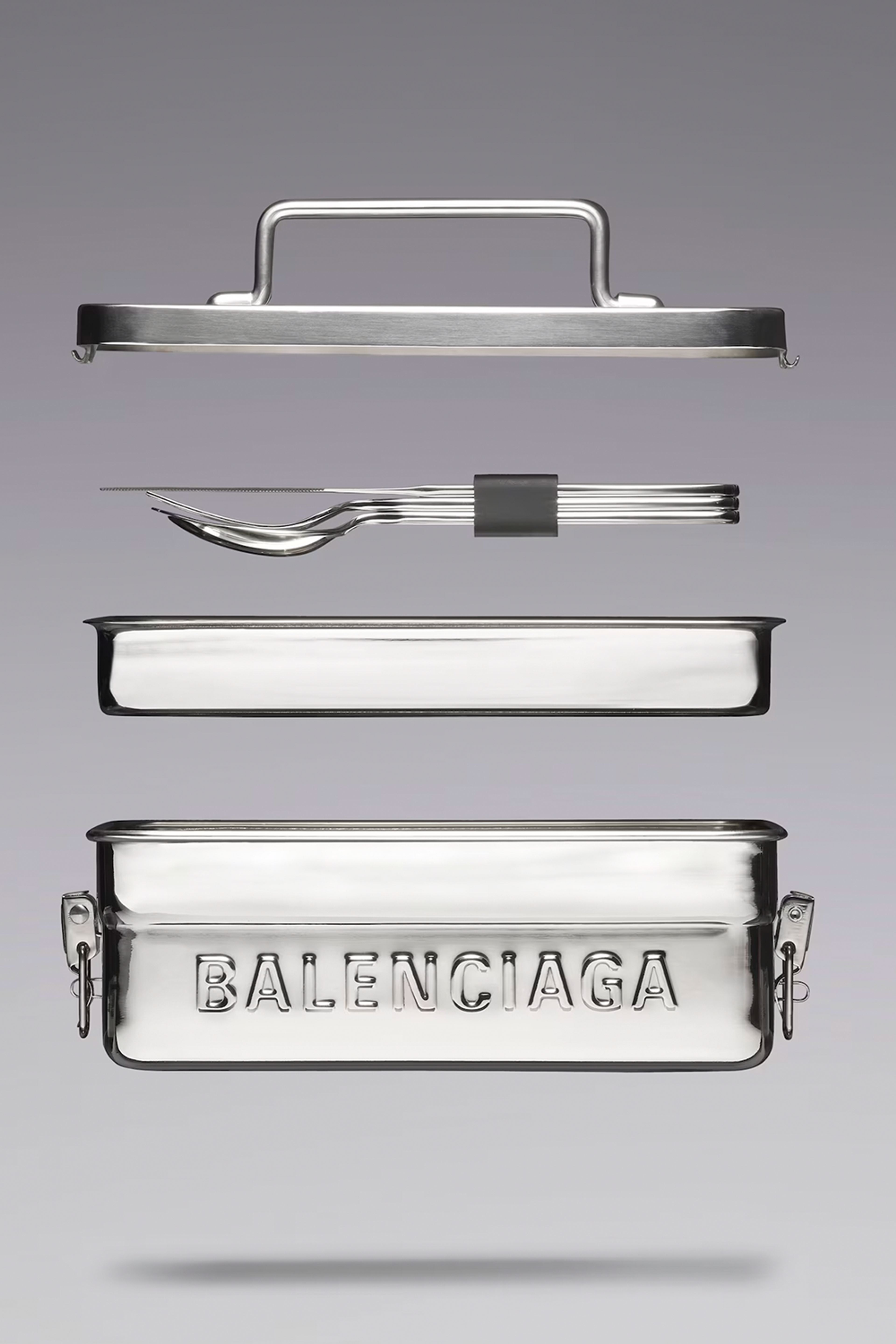 Stainless Steel Lunchbox by Balenciaga