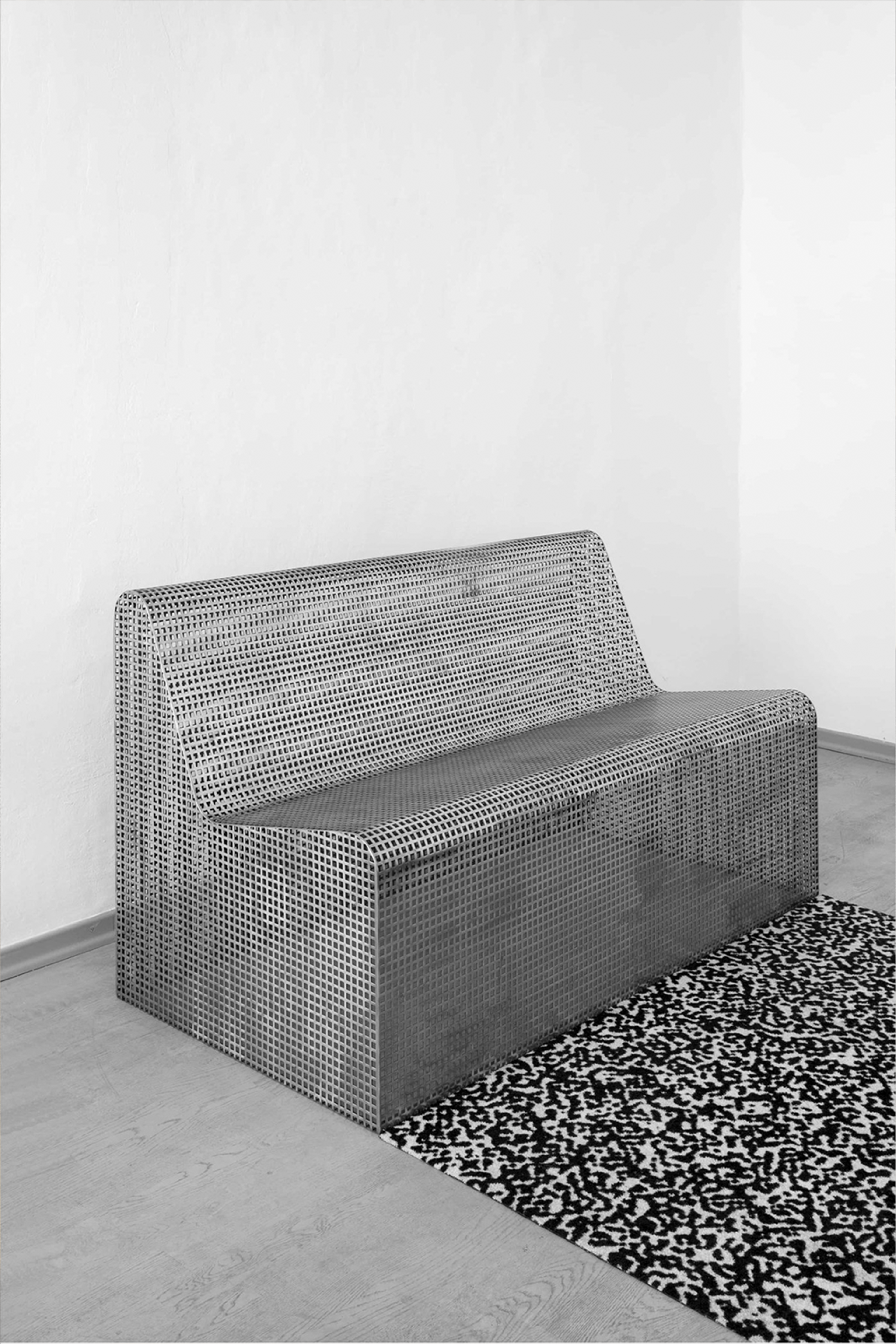 Cage Bench by Klemens Schilinger