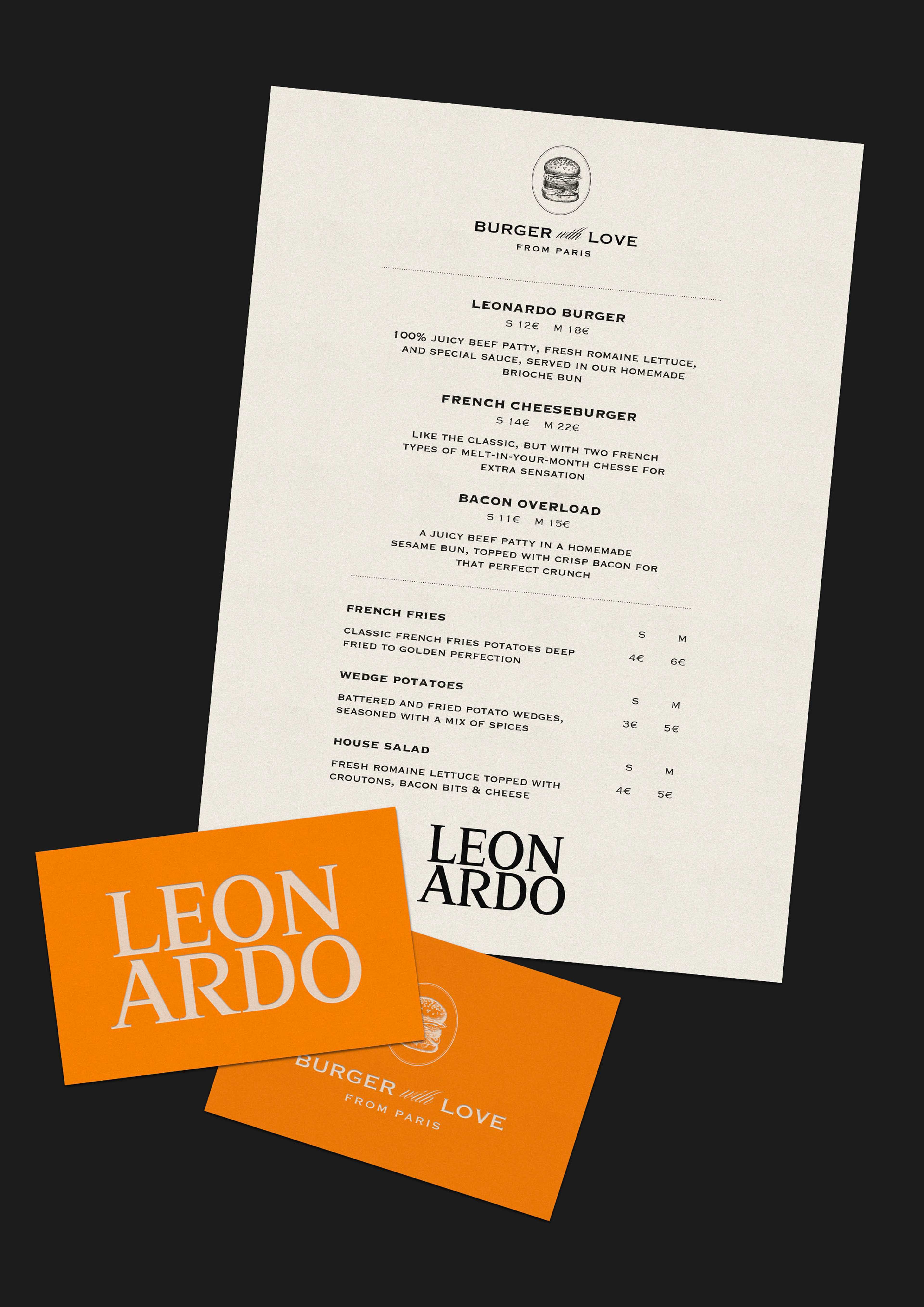 Léonardo Restaurant Branding