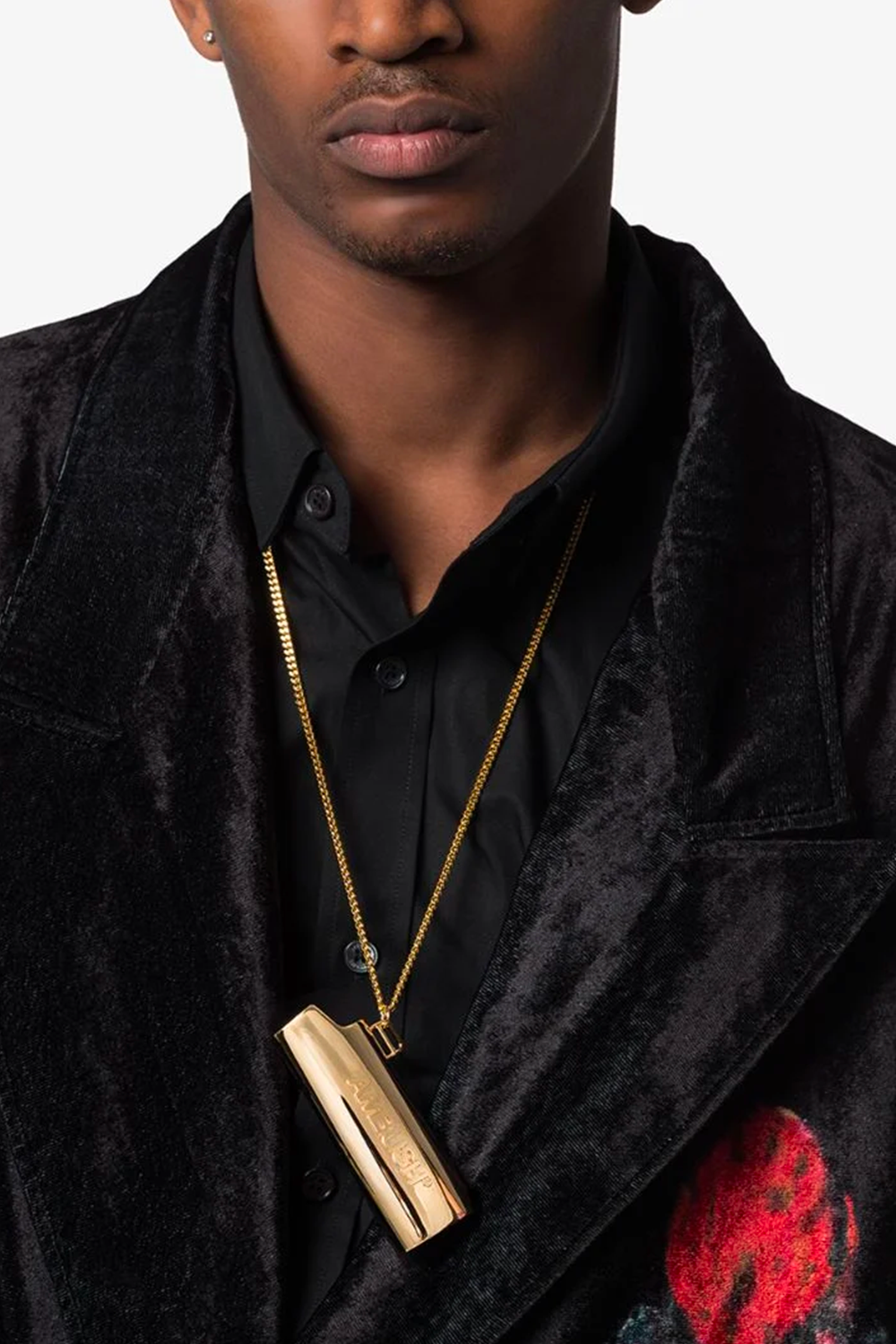 Lighter case chain necklace by Ambush