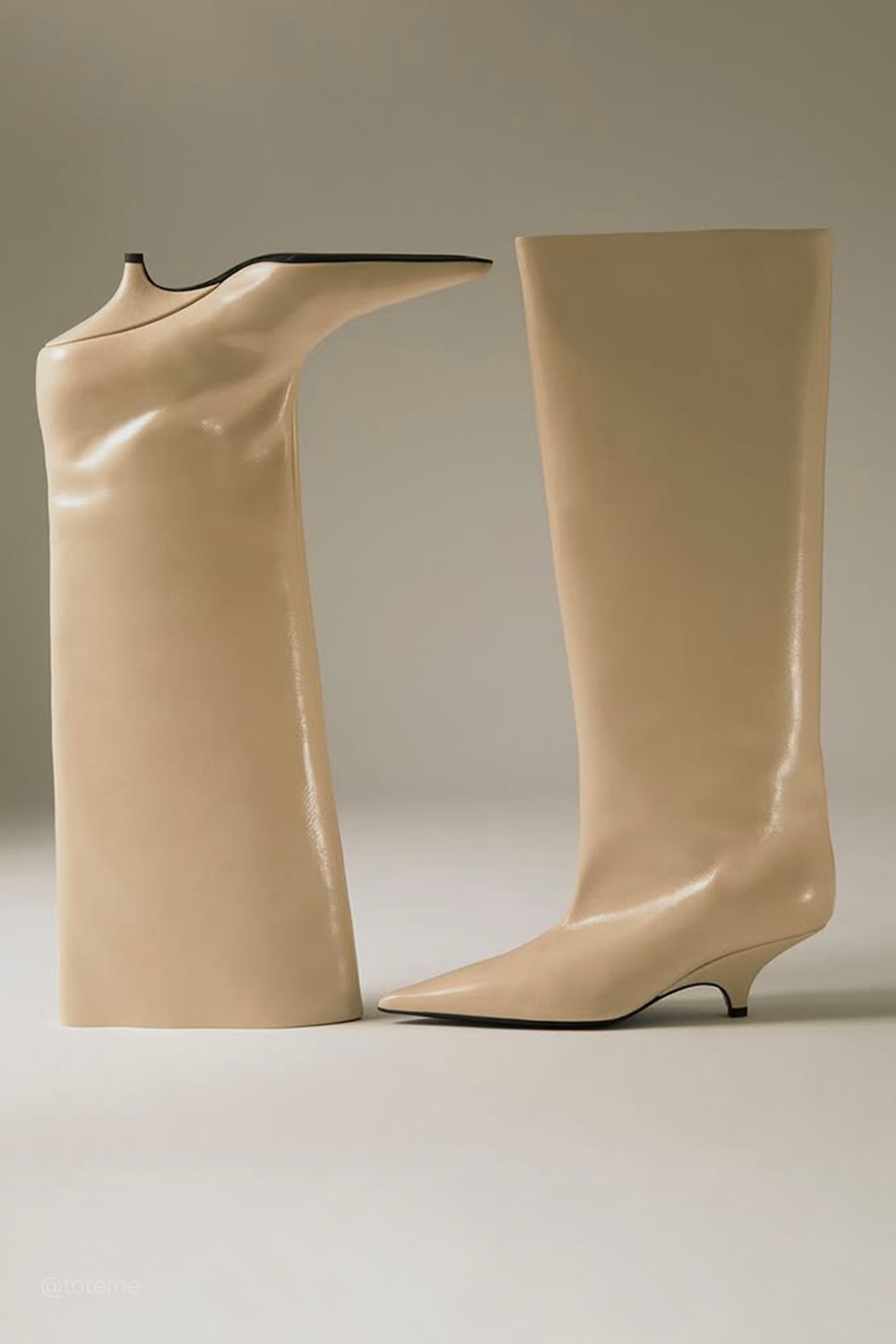 Wedge-Heel Boots by Toteme