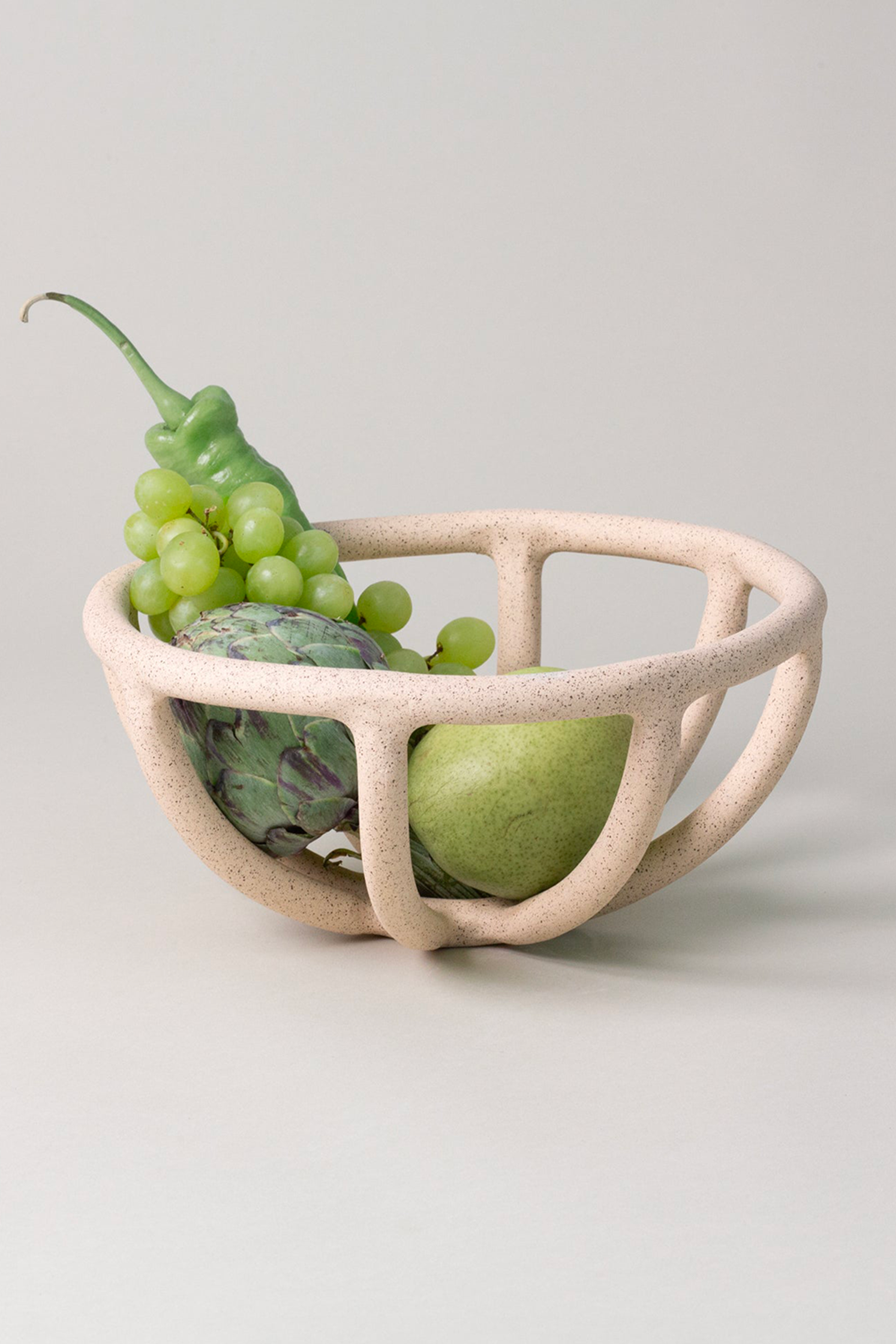 Prong Fruit Bowl, Sand