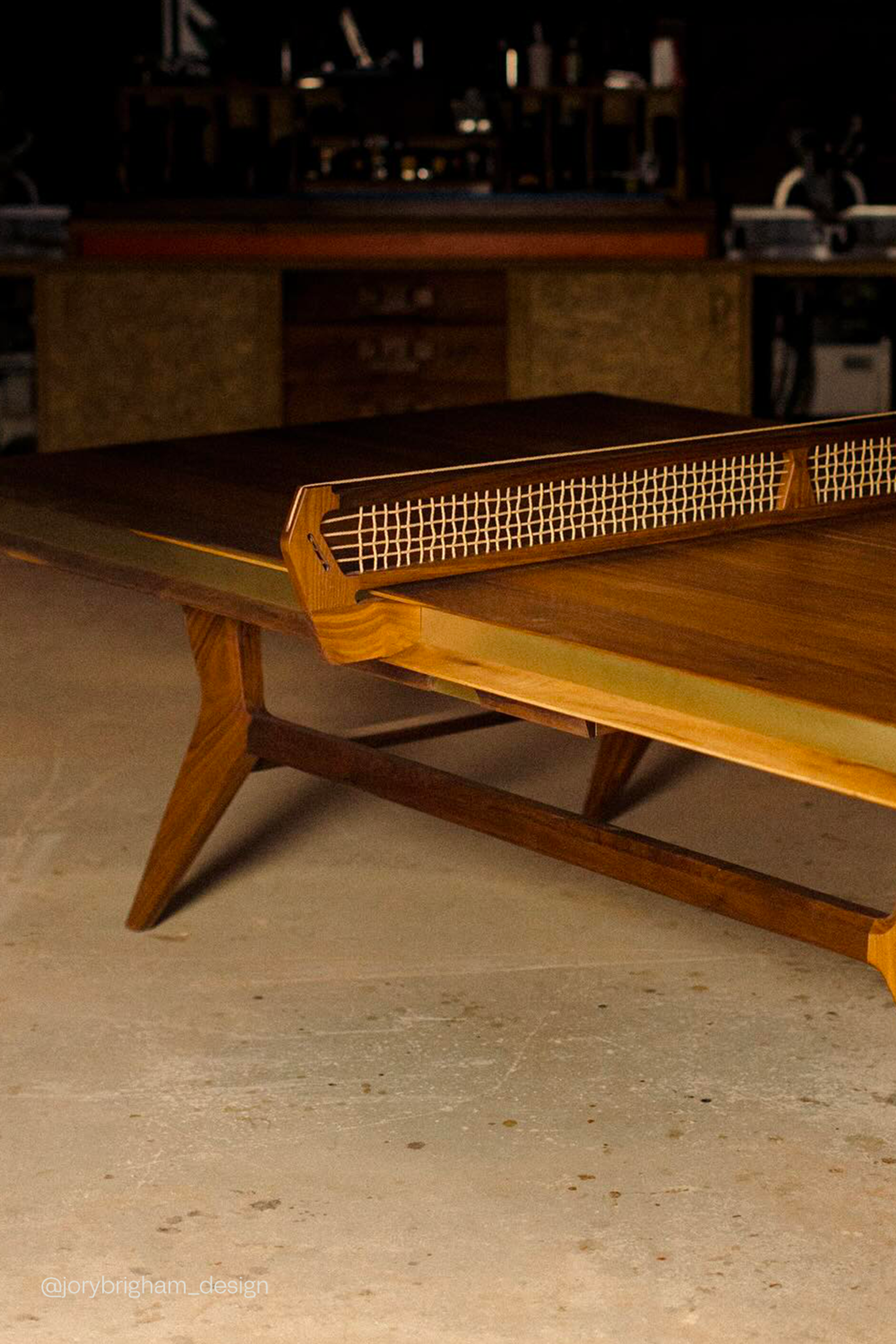 The Mackenrow ping pong table by Jory Brigham Deisgn