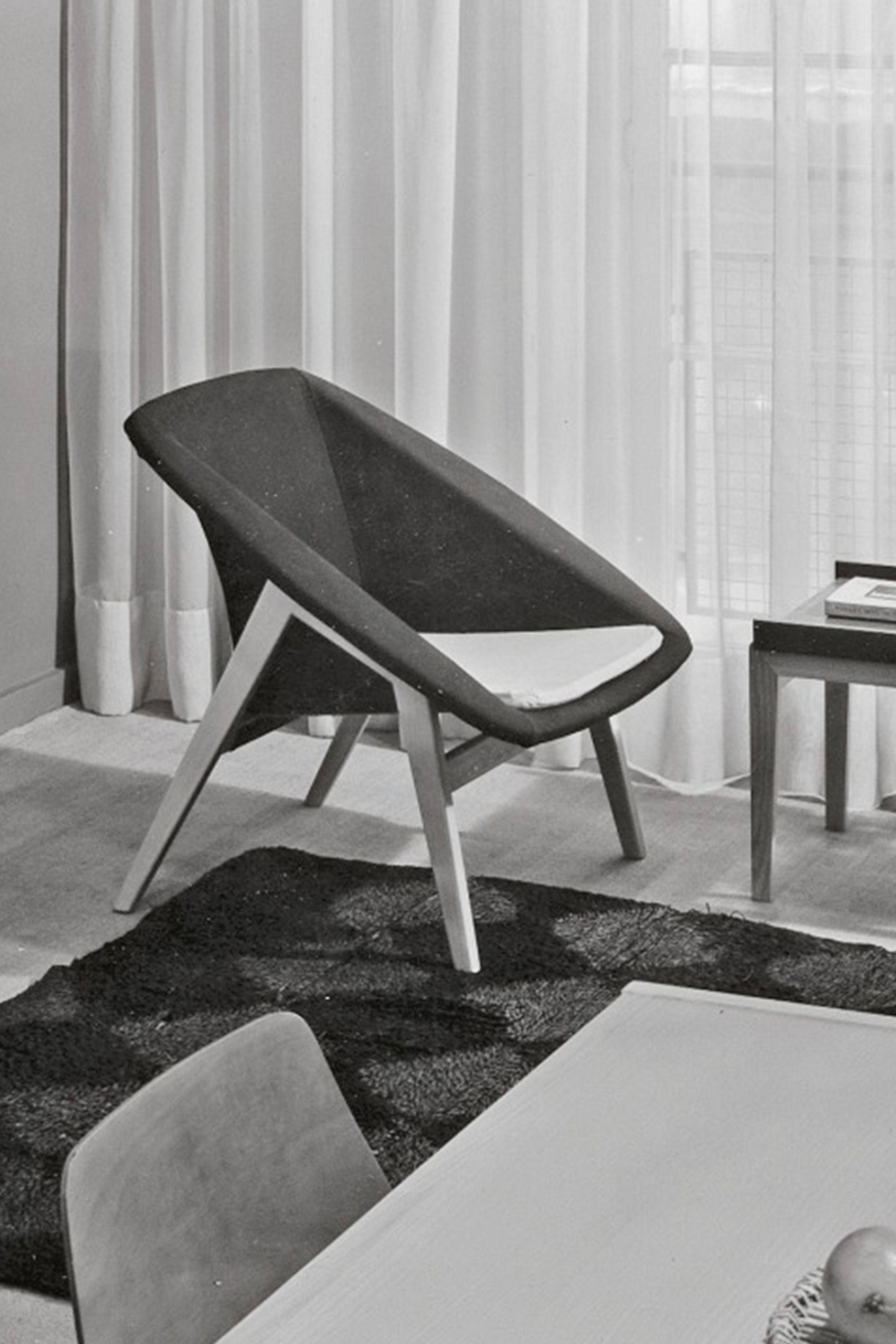 Corb Armchair by Joseph-André Motte