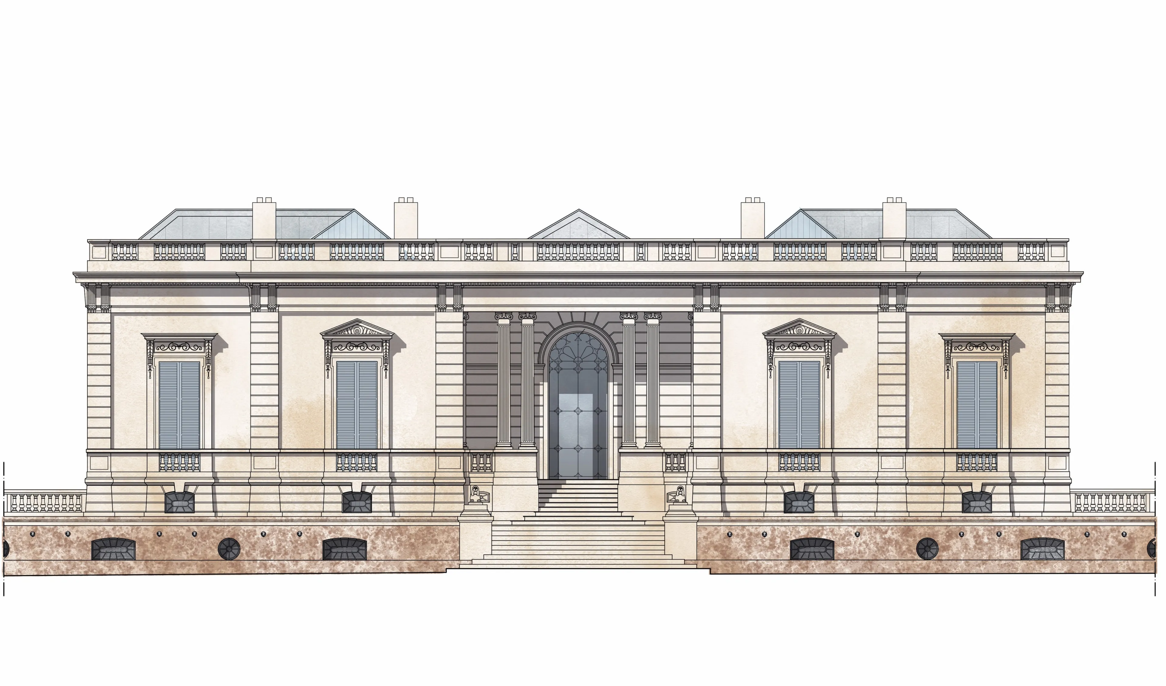 Le Trianon : état existant