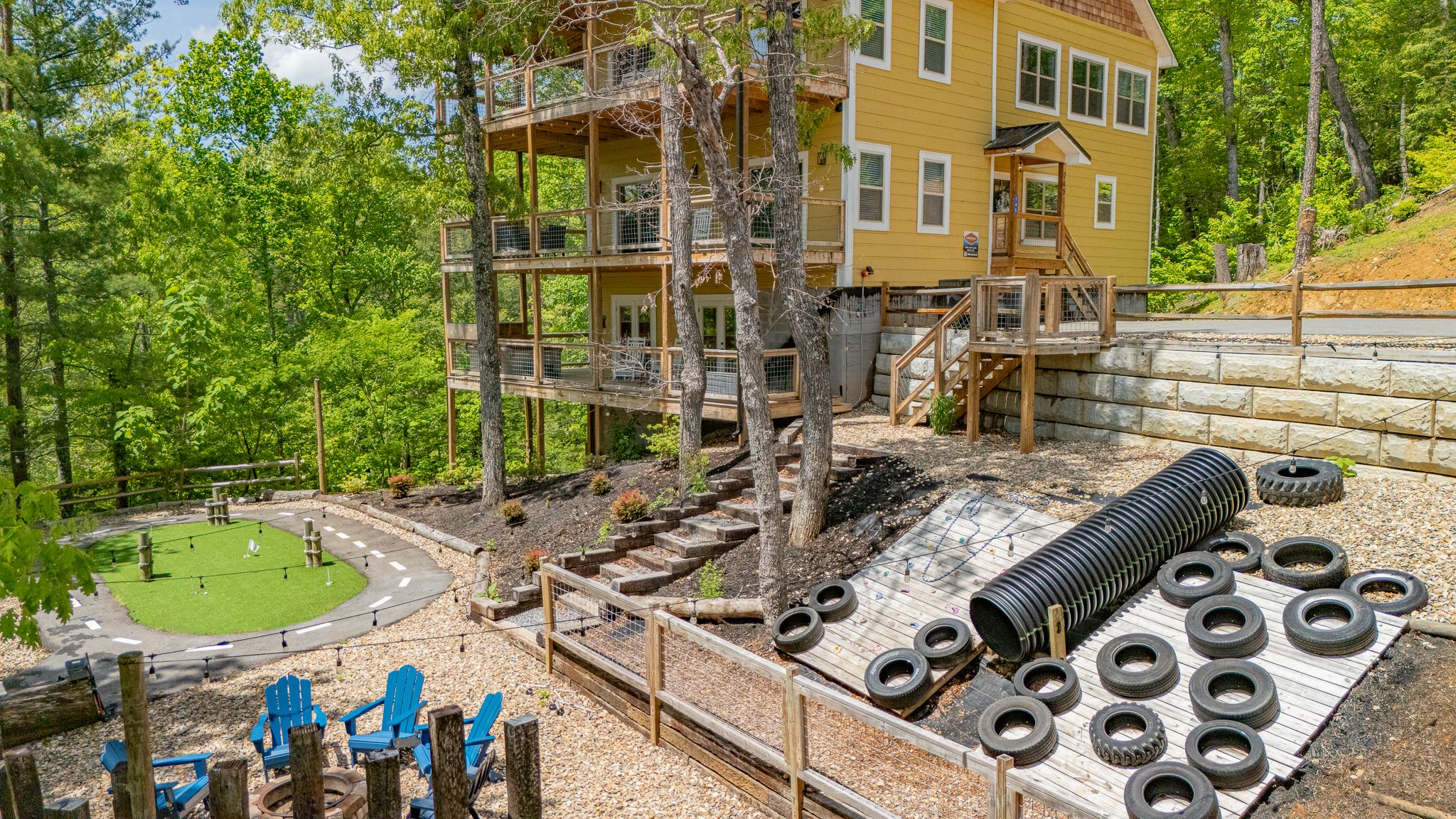 Smoky Mountain cabin community for sports teams and families