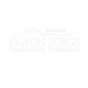 Pigeon Forge Chamber of Commerce Logo White