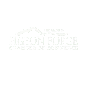 Pigeon Forge Chamber of Commerce Logo White
