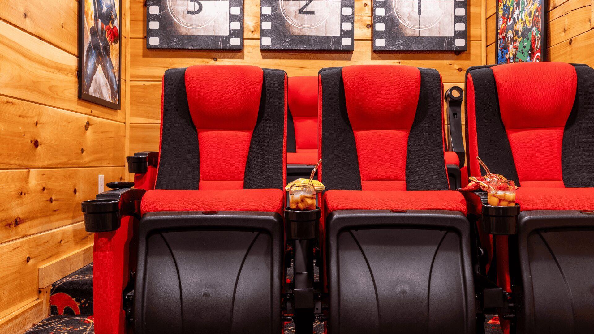 A collection of home cinema chairs.