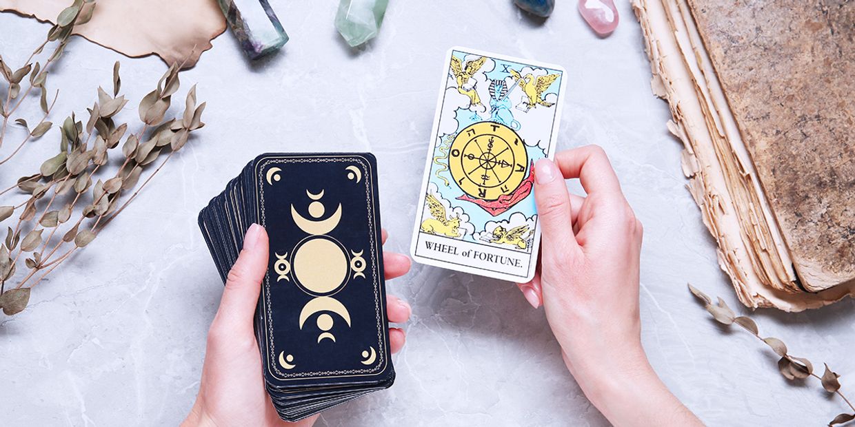 Tarot Cards & Tarot Card Meanings - Wheel of Fortune