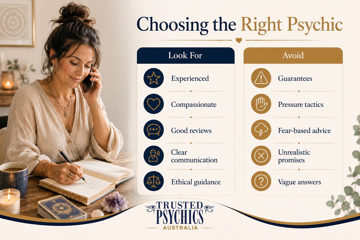 Choosing the right psychic - Trusted Psychics Australia