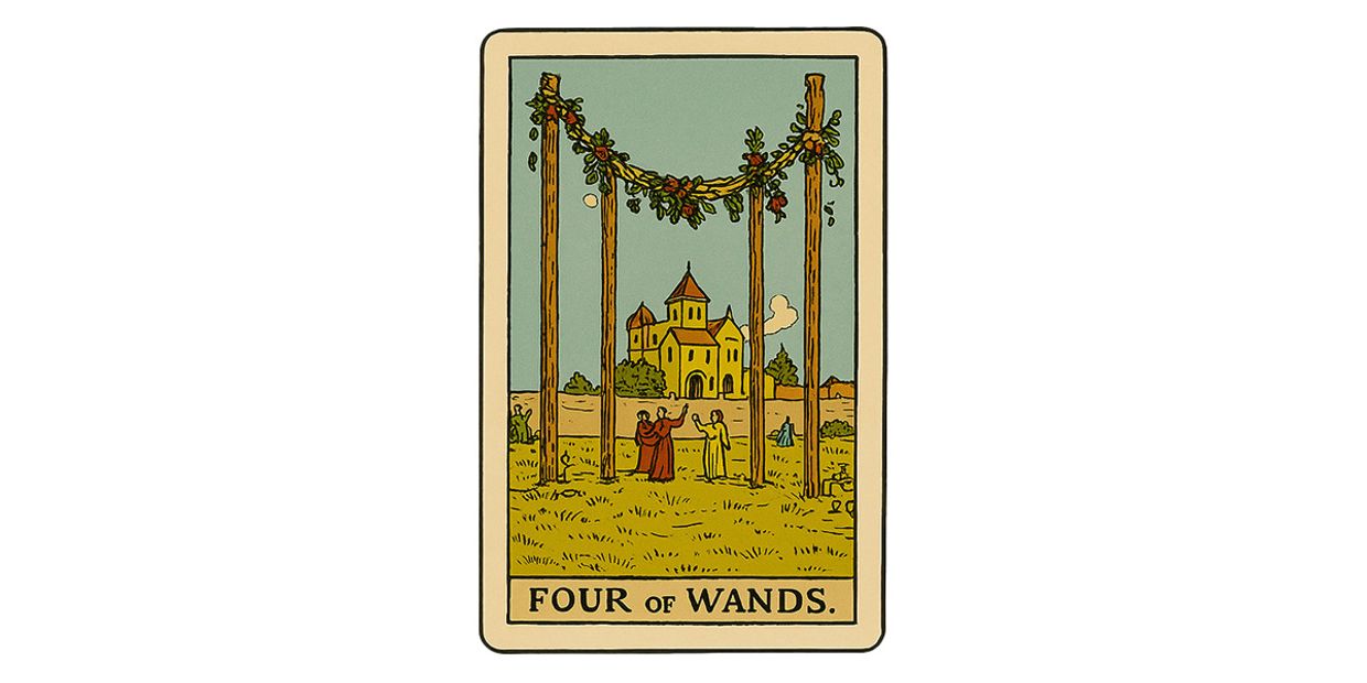 4 of Wands Tarot Card