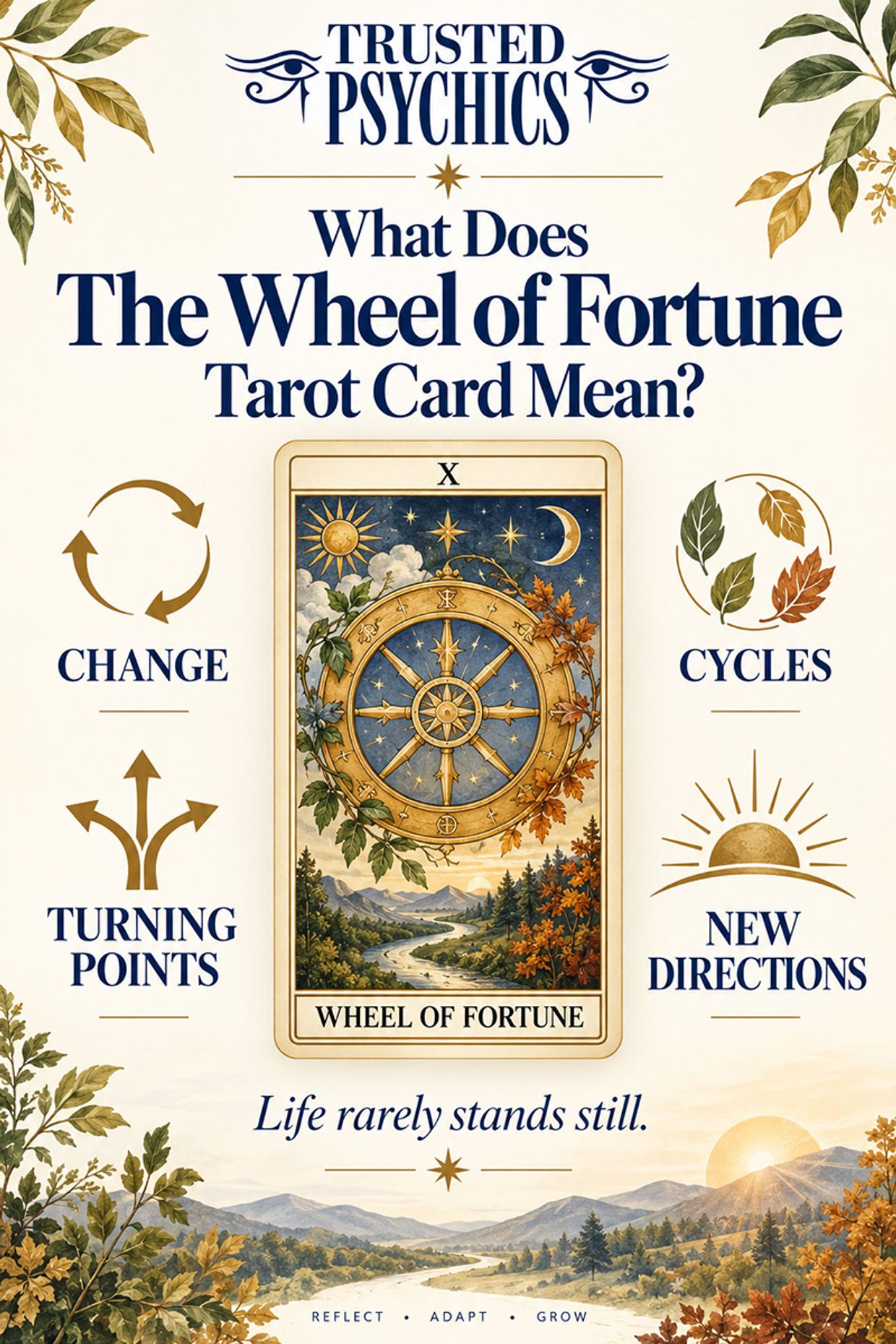 What Does the Wheel of Fortune Tarot Card Mean?