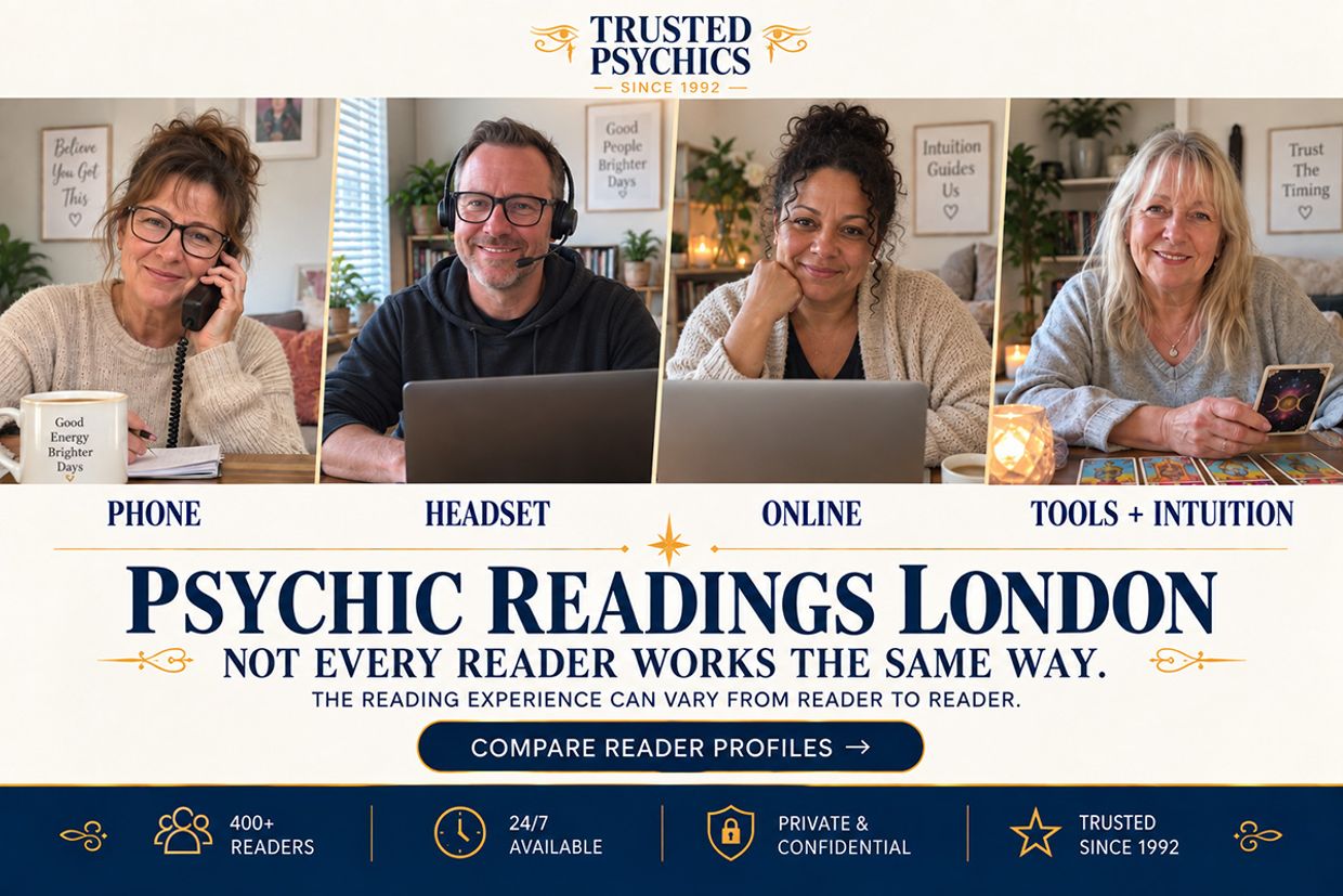 Psychic Reading London - Not Every Reader Works the Same Way.