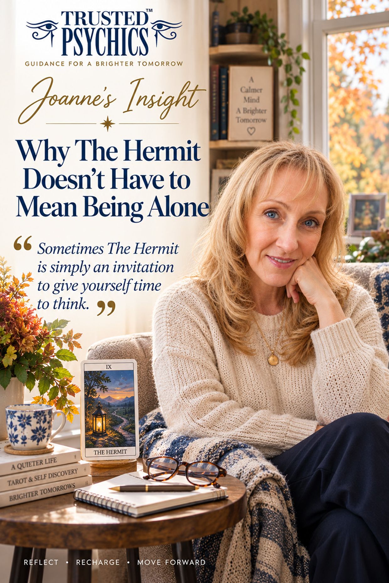 Trusted Psychics - Joanne's Insight On What The Hermit Tarot Card Means