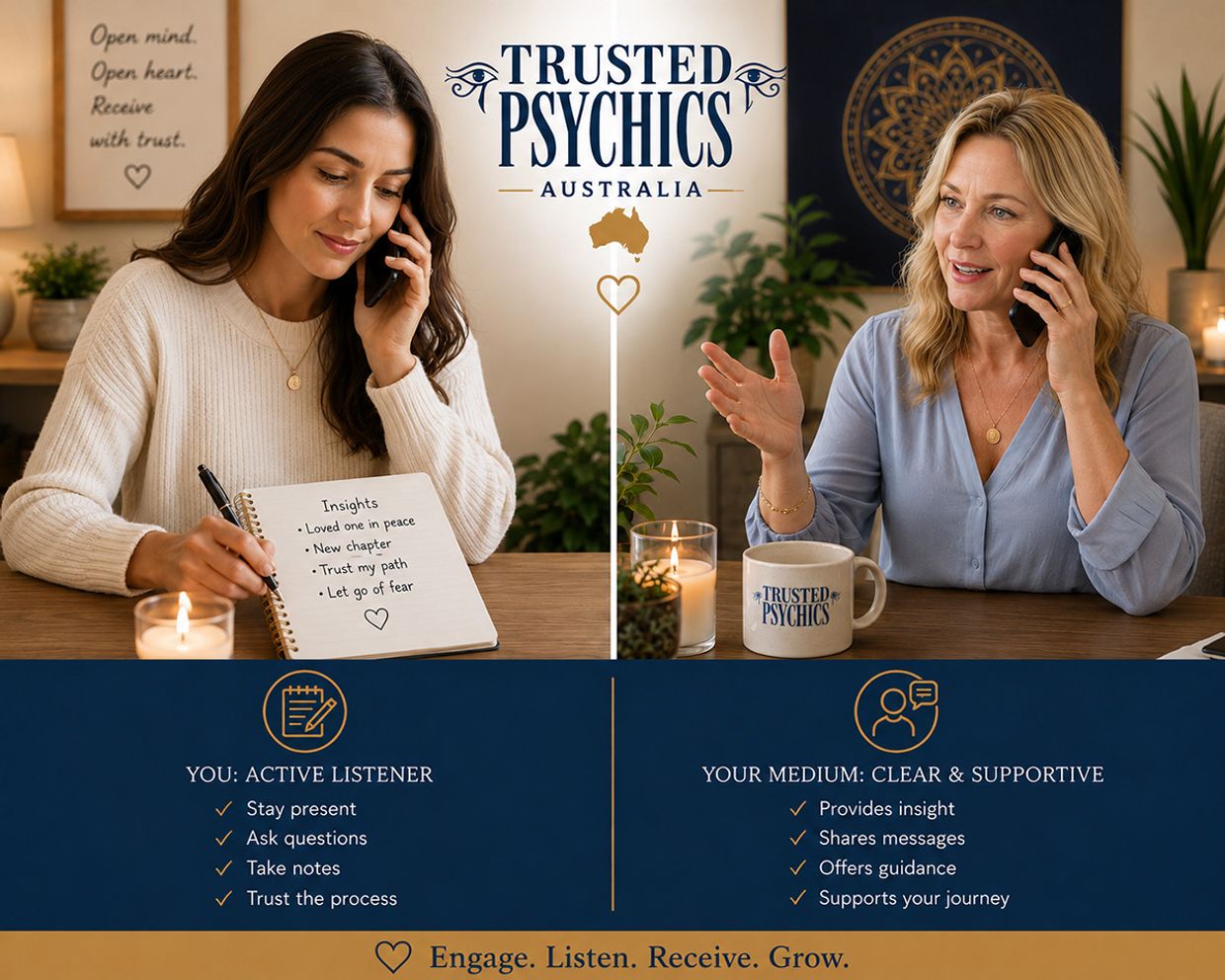 How to Get the Best Medium Reading - Active Listening, Trusted Psychics Australia