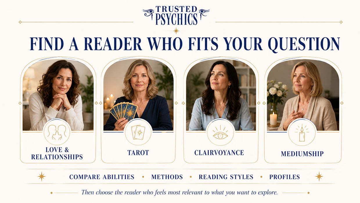 Psychic or Medium for Love? Find A Reader Who Fits Your Question.