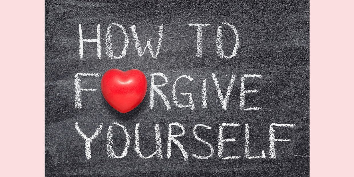 How to forgive yourself graphic