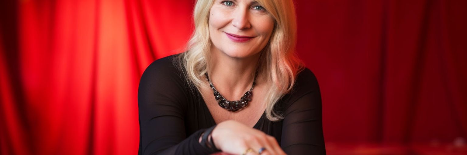 A Psychic love reader with her crystal ball