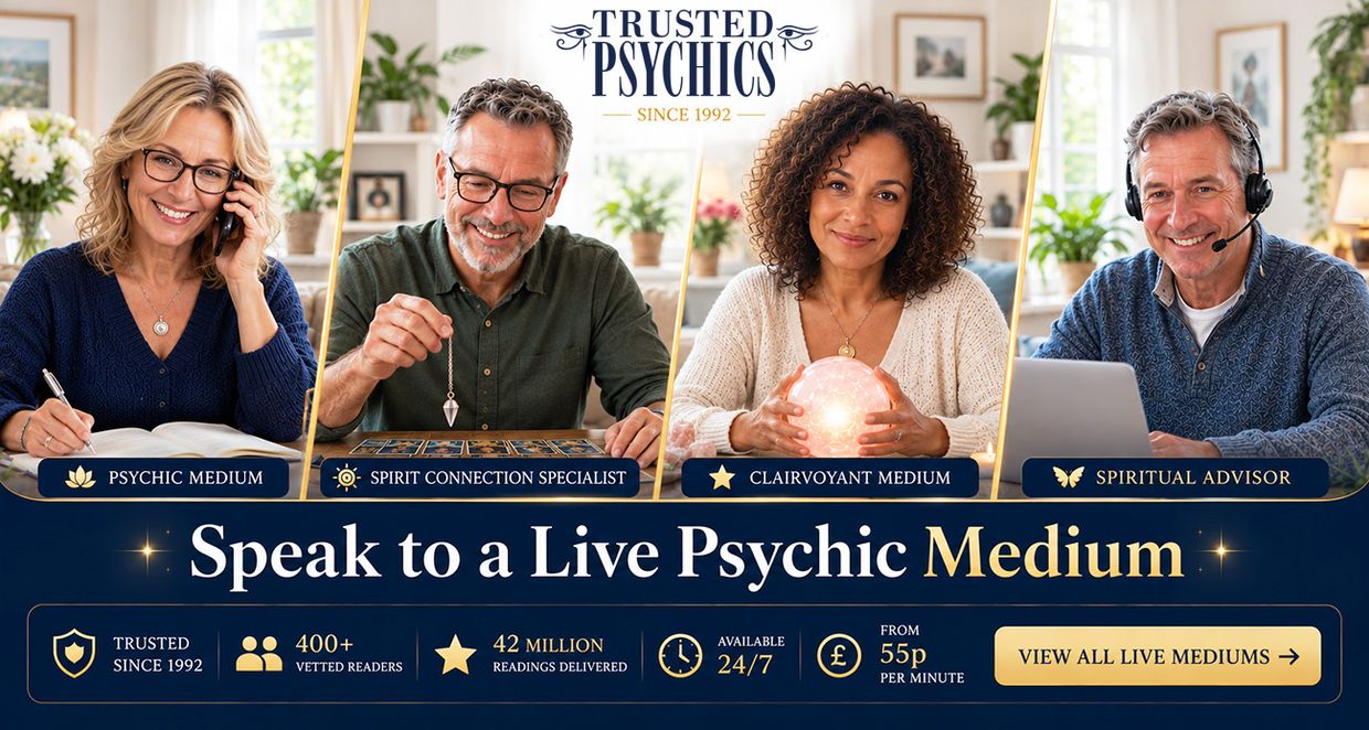 Trusted Psychics Medium Reading - Speak to a Live Psychic Medium