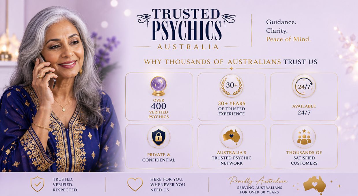 Trusted Psychics Australia - Why Thousands of Australians Trusted Us - Infographic