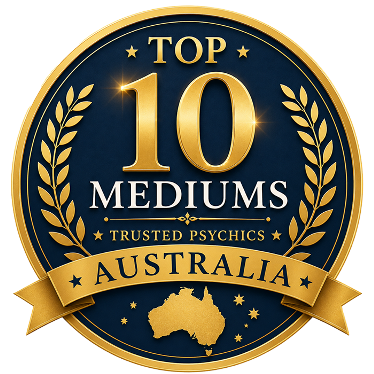 Top 10 Psychic Mediums Australia - Badge