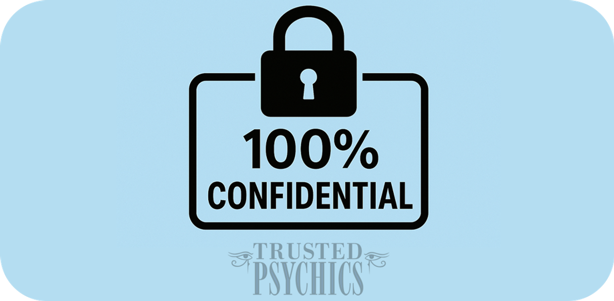 100% Confidential Psychic Reading Icon