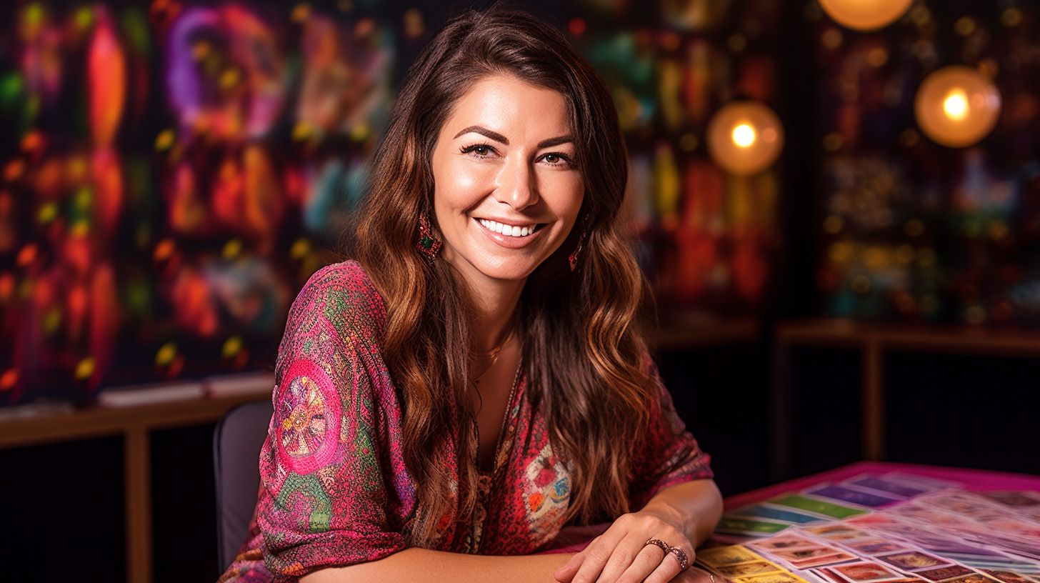 A female psychic reader