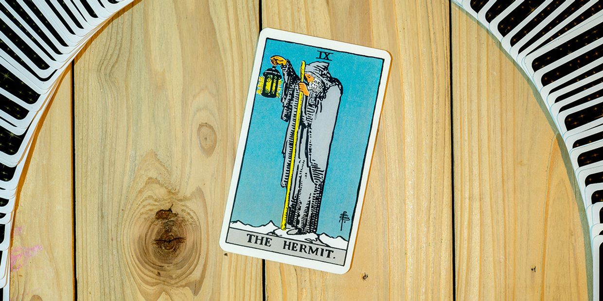 9 of Cups Tarot Meaning - The Hermit Tarot card