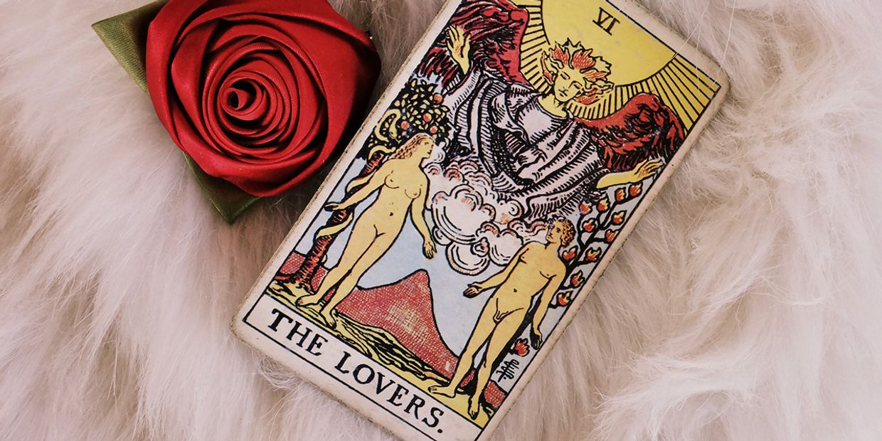 Tarot Cards for Reconciliation - The Lovers Tarot Card