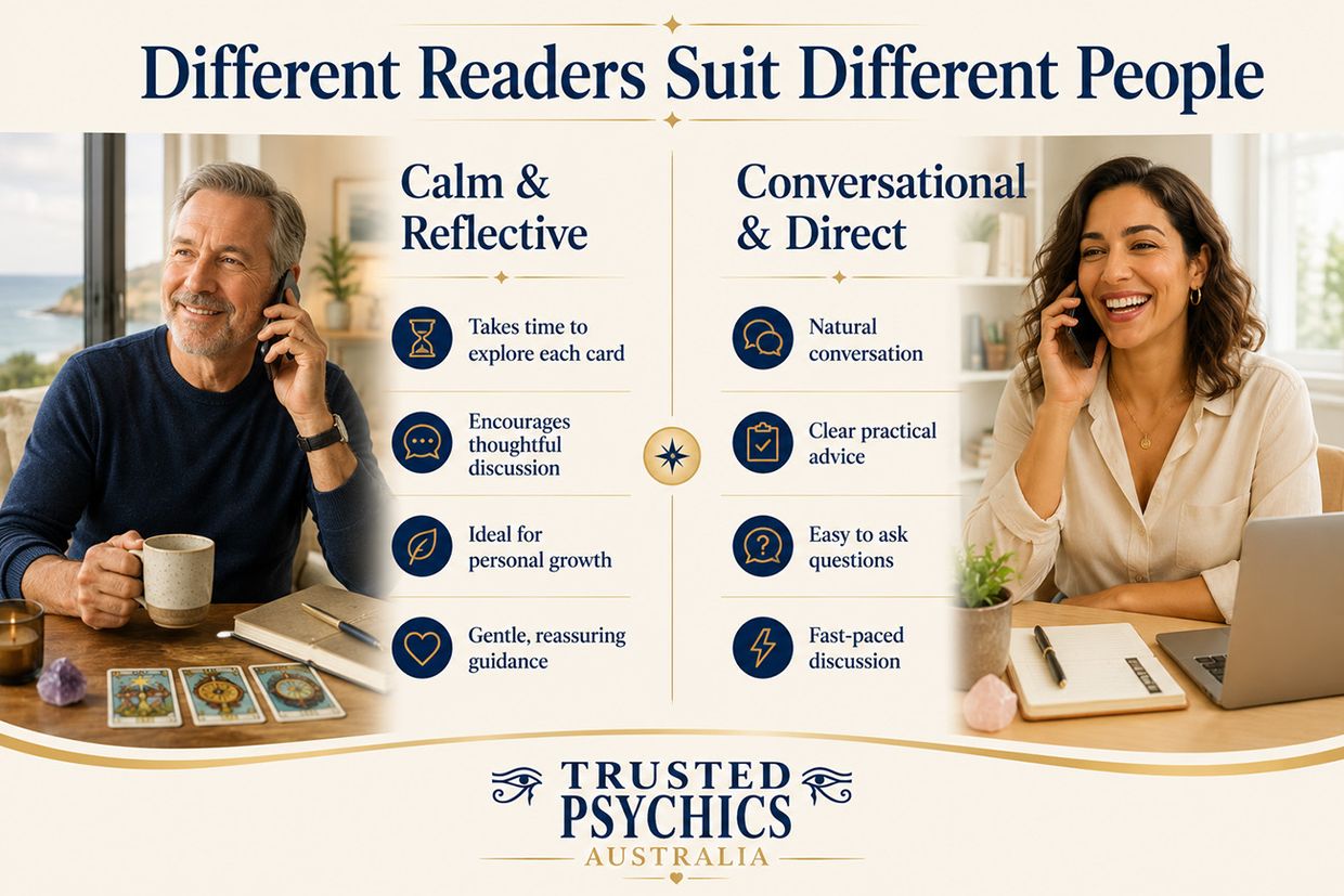 Different Psychic Readers for your needs - Infographic - Trusted Psychics Australia