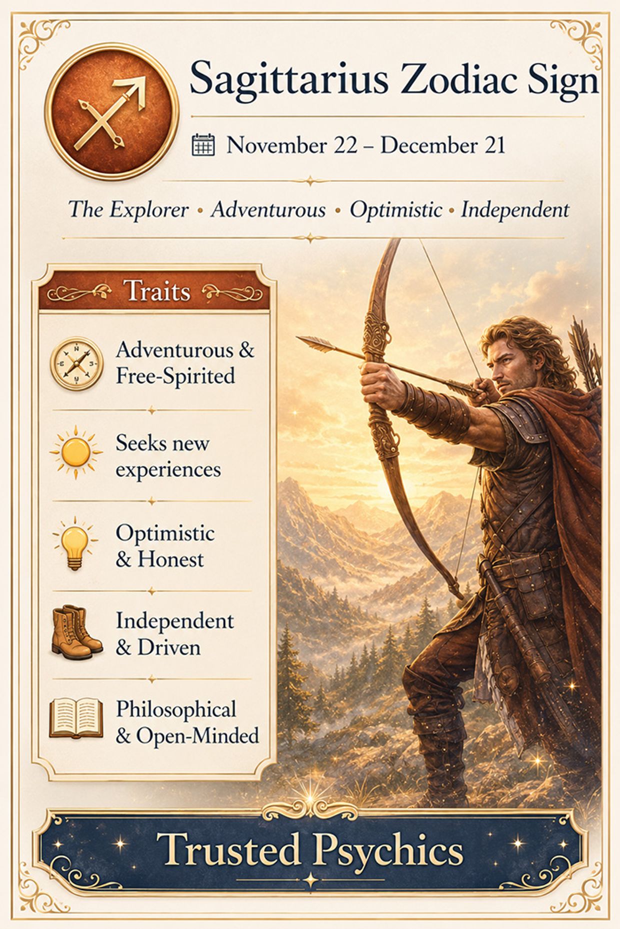Sagittarius Personality Traits - Trusted Psychics