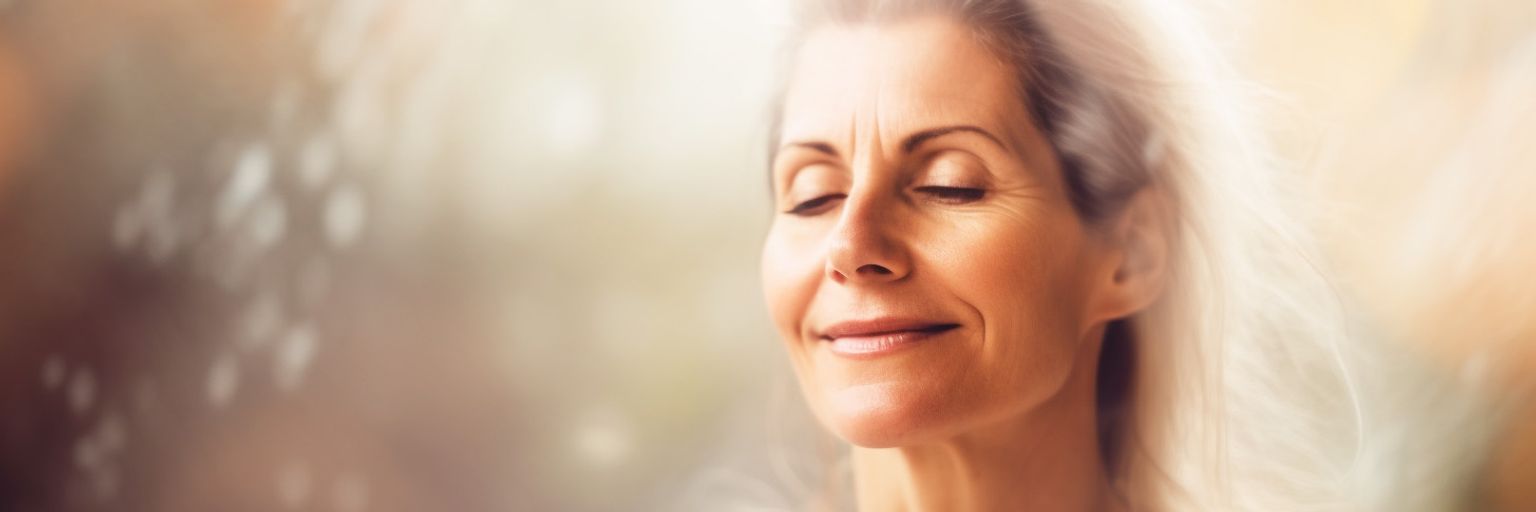 A Clairvoyant Psychic Reader meditating