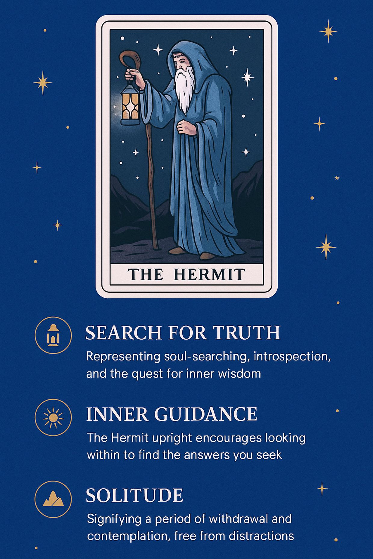 The Hermit Tarot Card Meaning