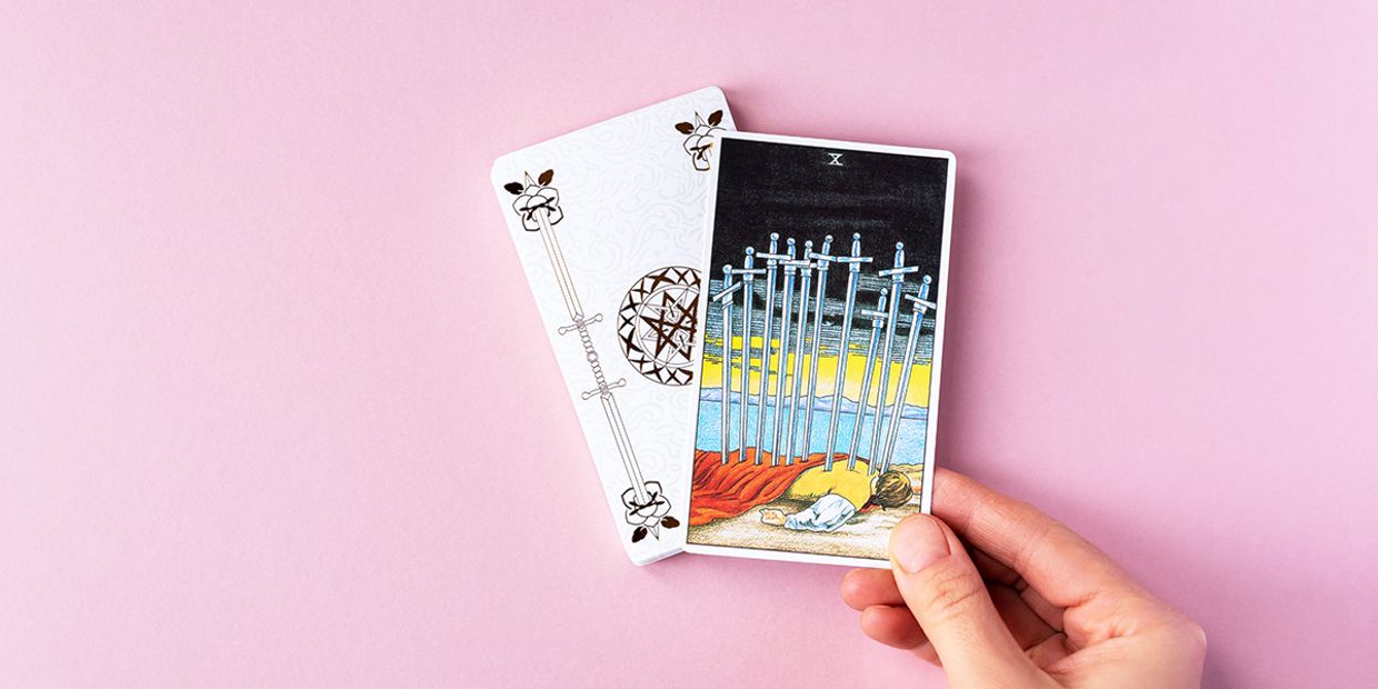 11 Psychic Signs Your Ex Is Thinking About You - Ten of Swords Tarot Card