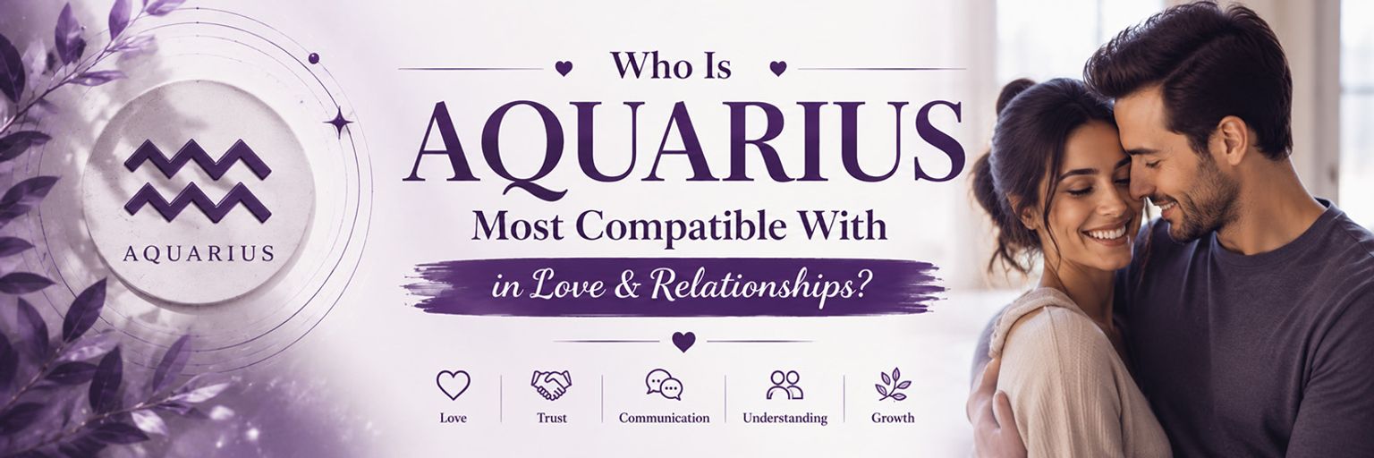 Who Is Aquarius Most Compatible With in Love and Relationships?