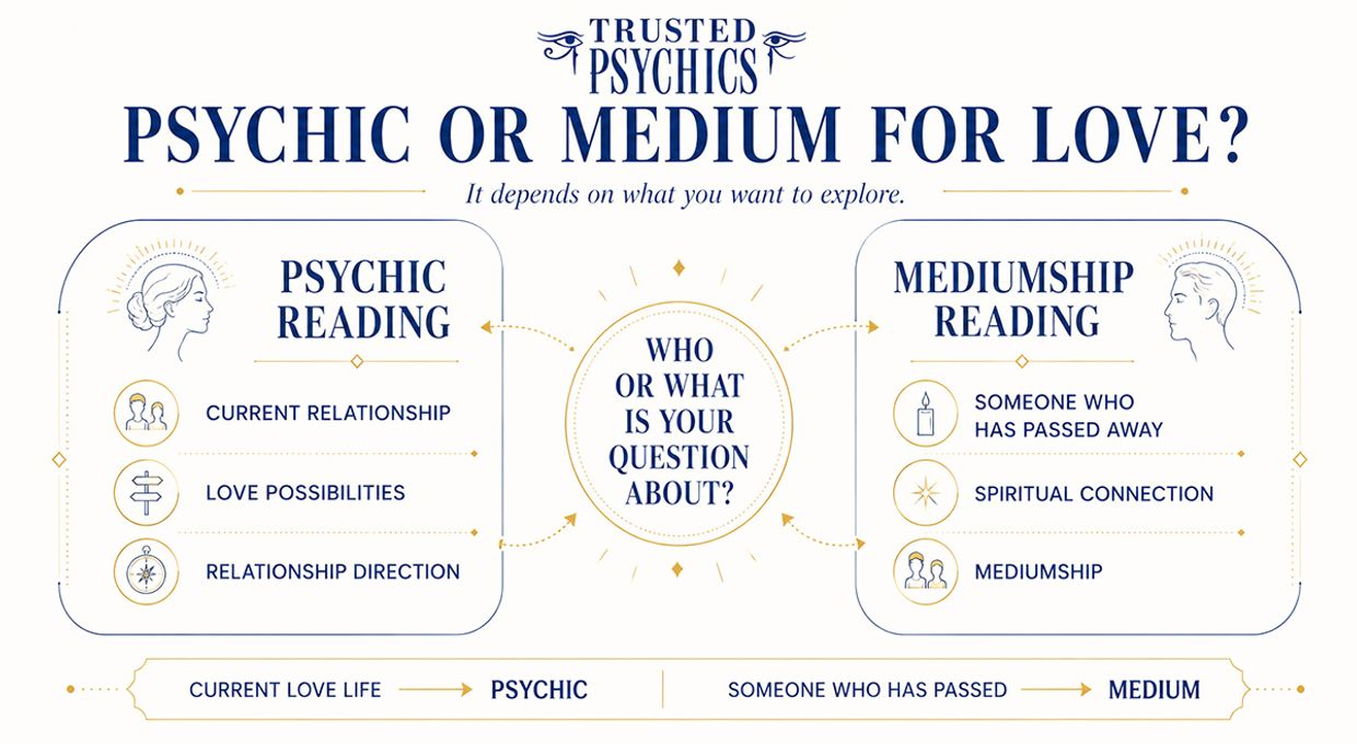 Psychic or Medium for Love? Which Reading Should You Choose?