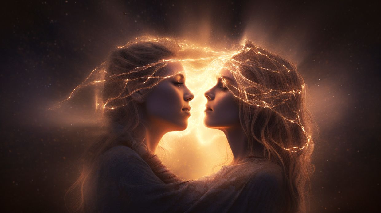 Soul mates connecting
