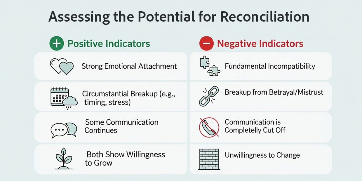 Will My Ex Come Back? Assessing the Potential for Reconciliation Infographic